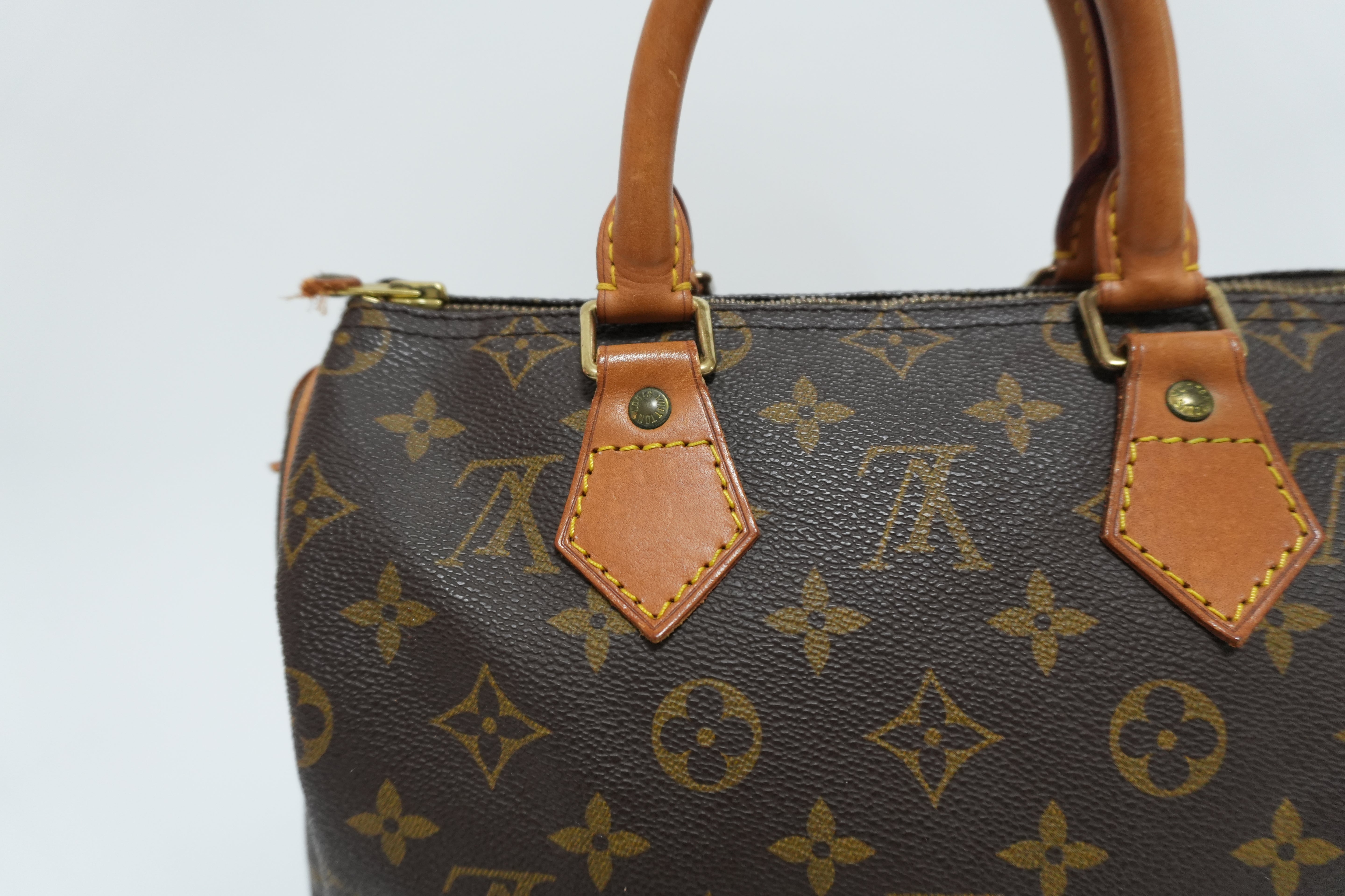 Louis Vuitton Monogram Speedy 25 Handbag Used