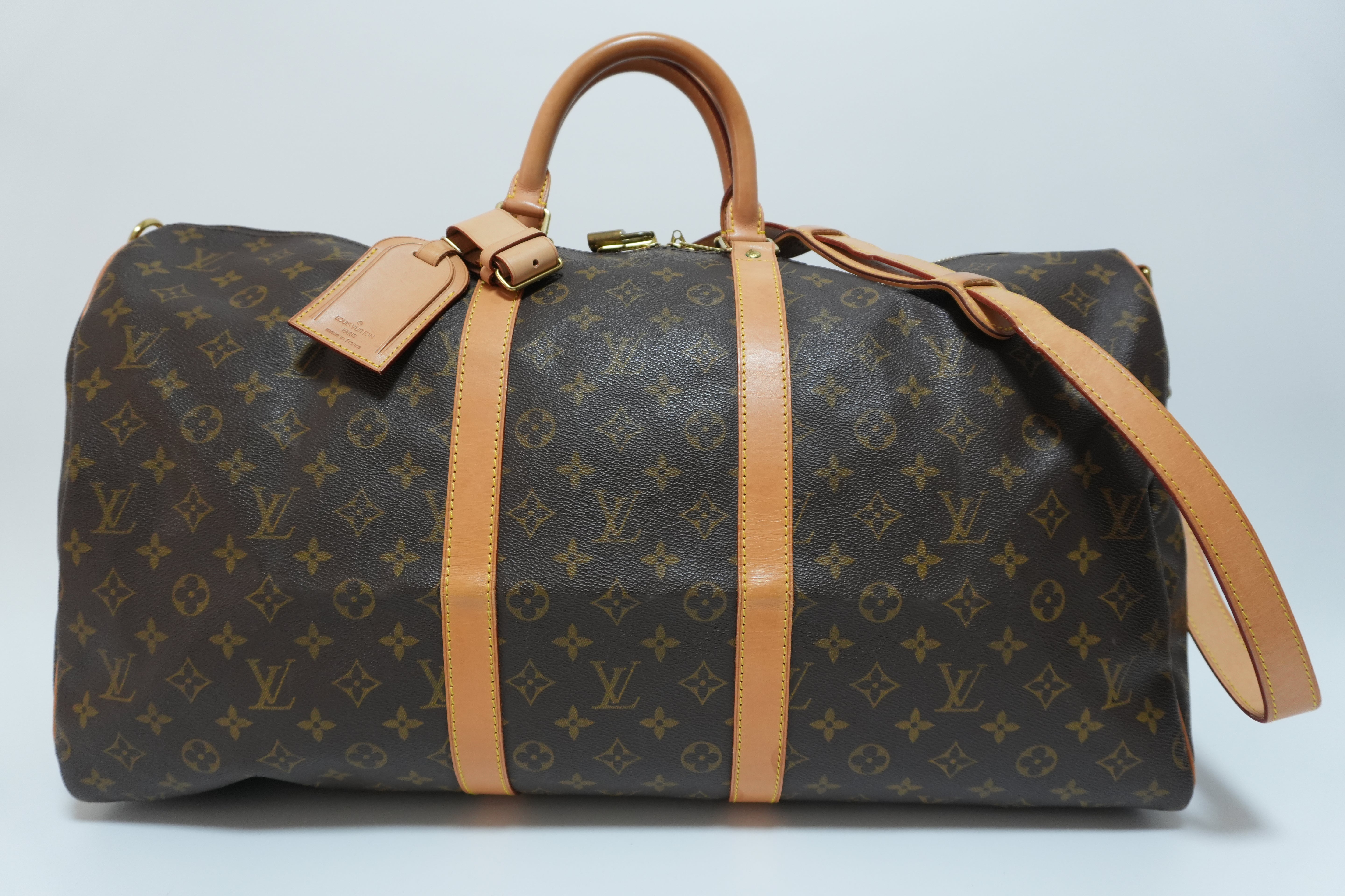 Louis Vuitton Monogram Keepall 55 Bandouliere Used