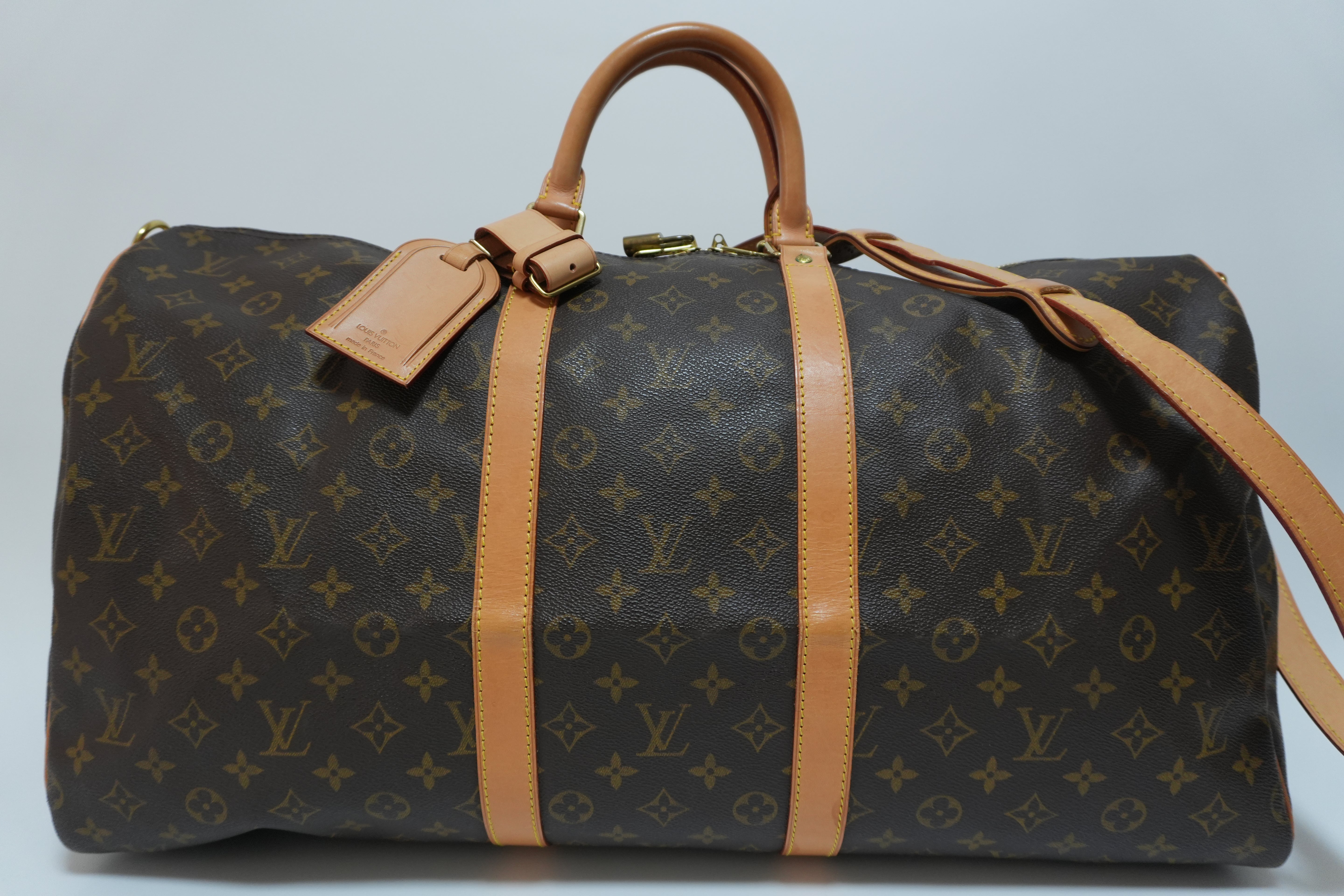 Louis Vuitton Monogram Keepall 55 Bandouliere Used