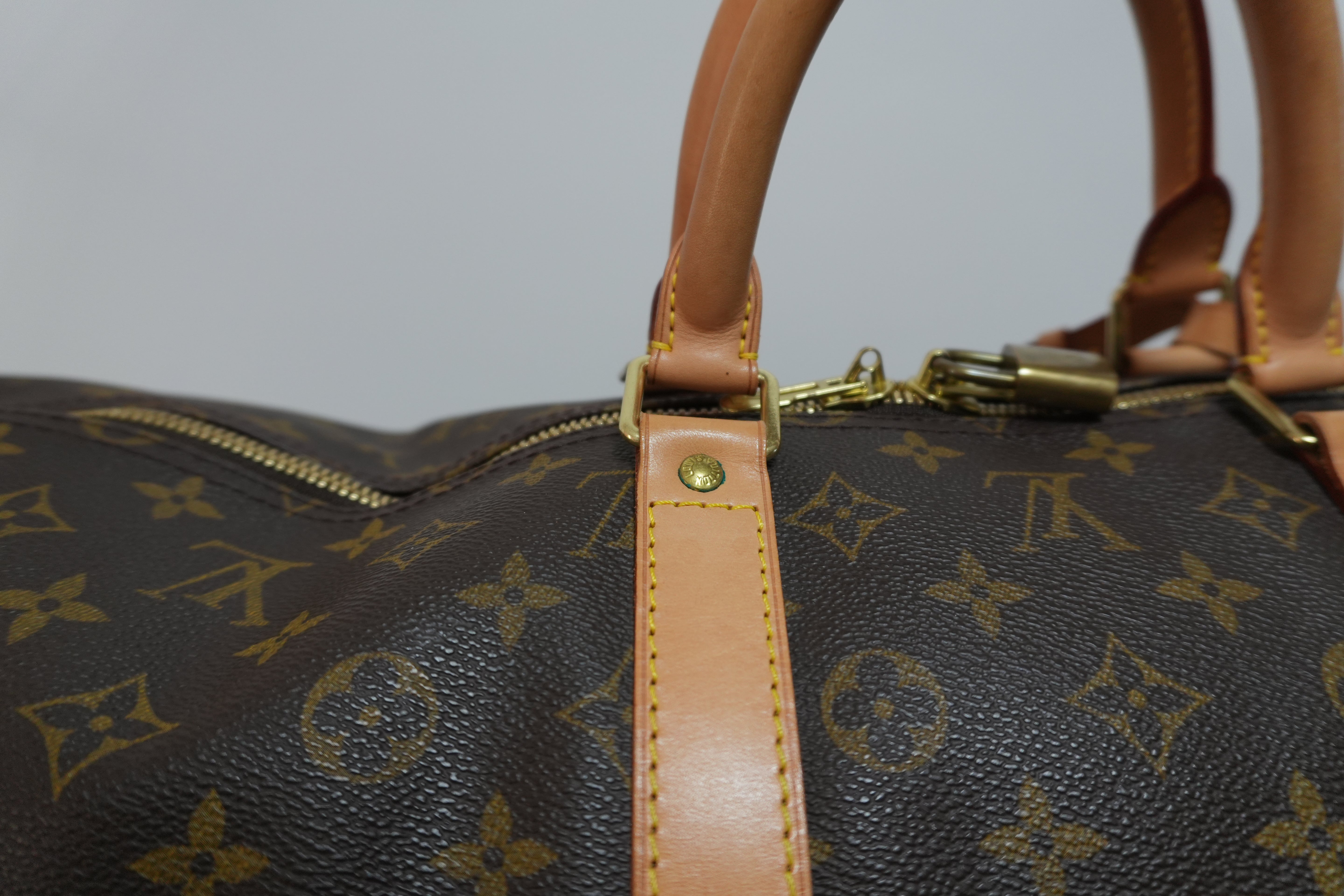 Louis Vuitton Monogram Keepall 55 Bandouliere Used