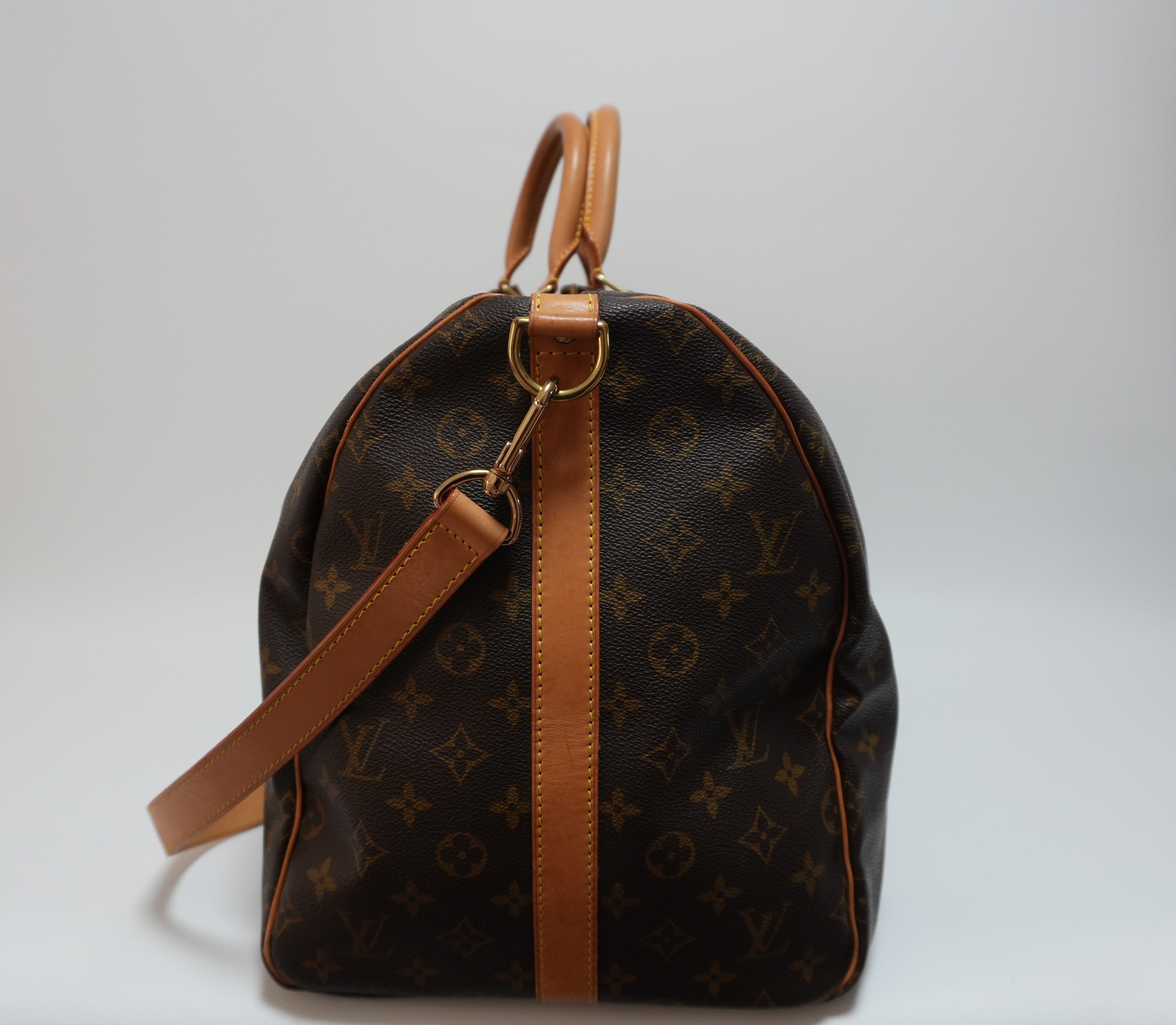 Louis Vuitton Monogram Keepall 55 Bandouliere Used