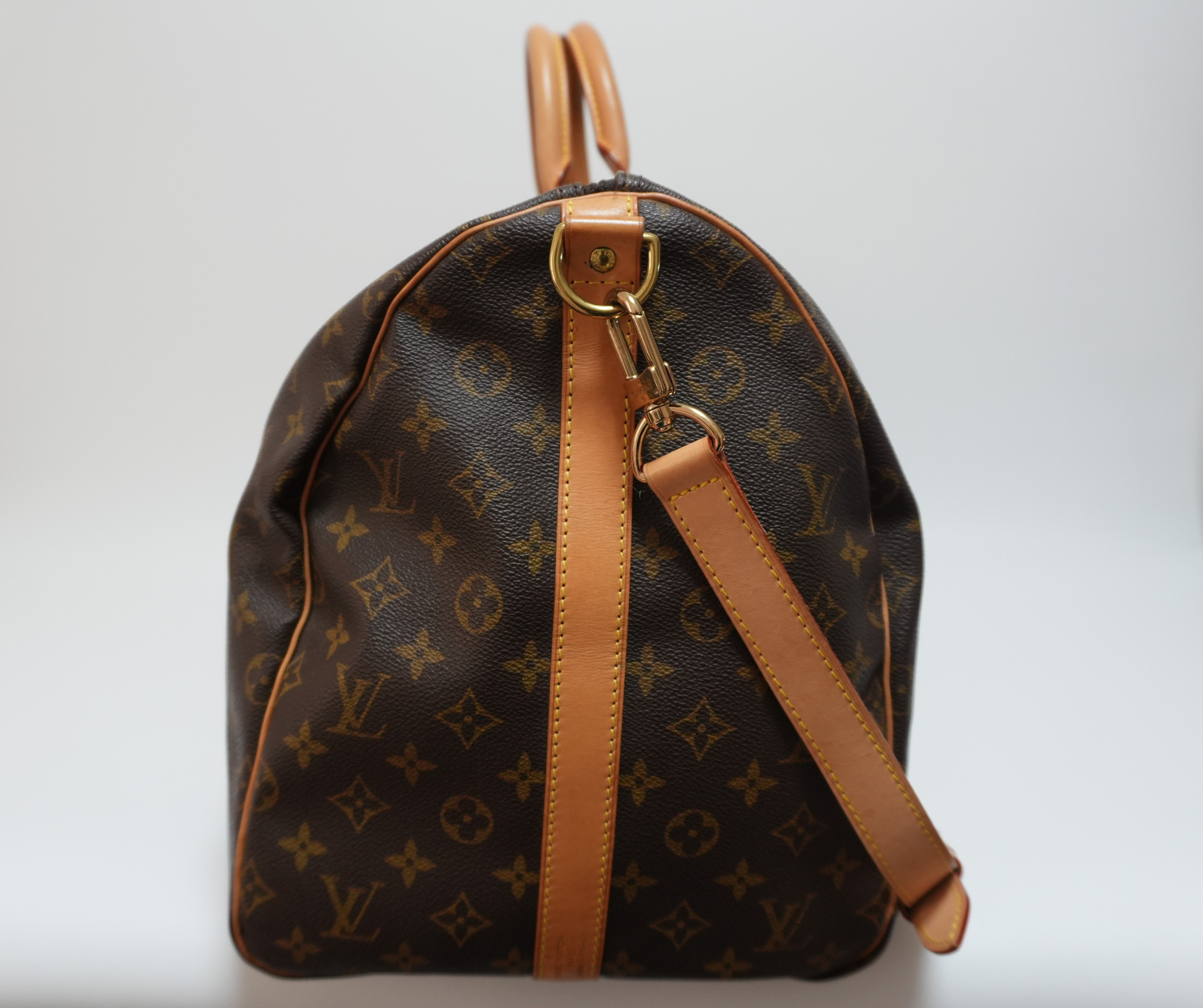 Louis Vuitton Monogram Keepall 55 Bandouliere Used