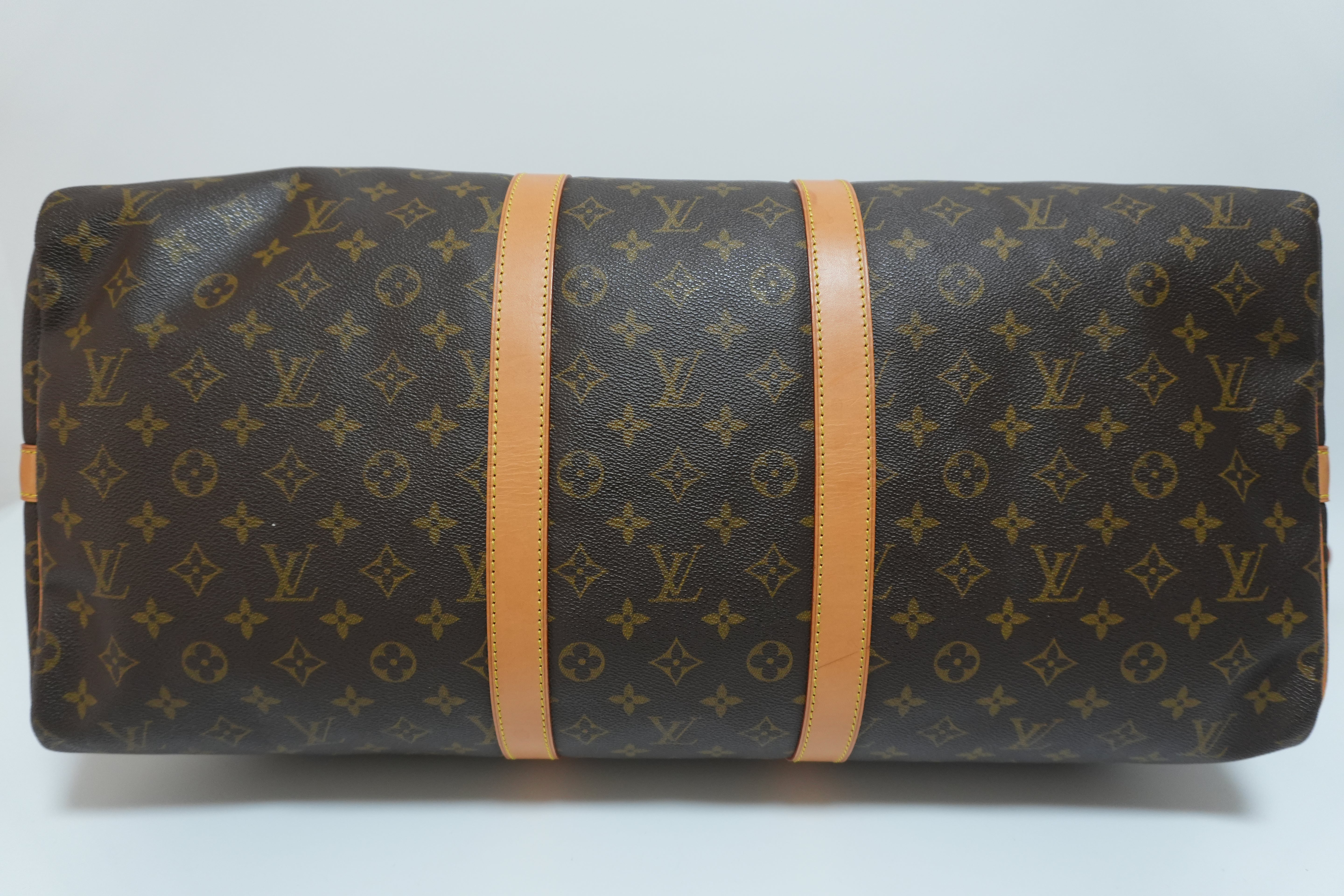 Louis Vuitton Monogram Keepall 55 Bandouliere Used