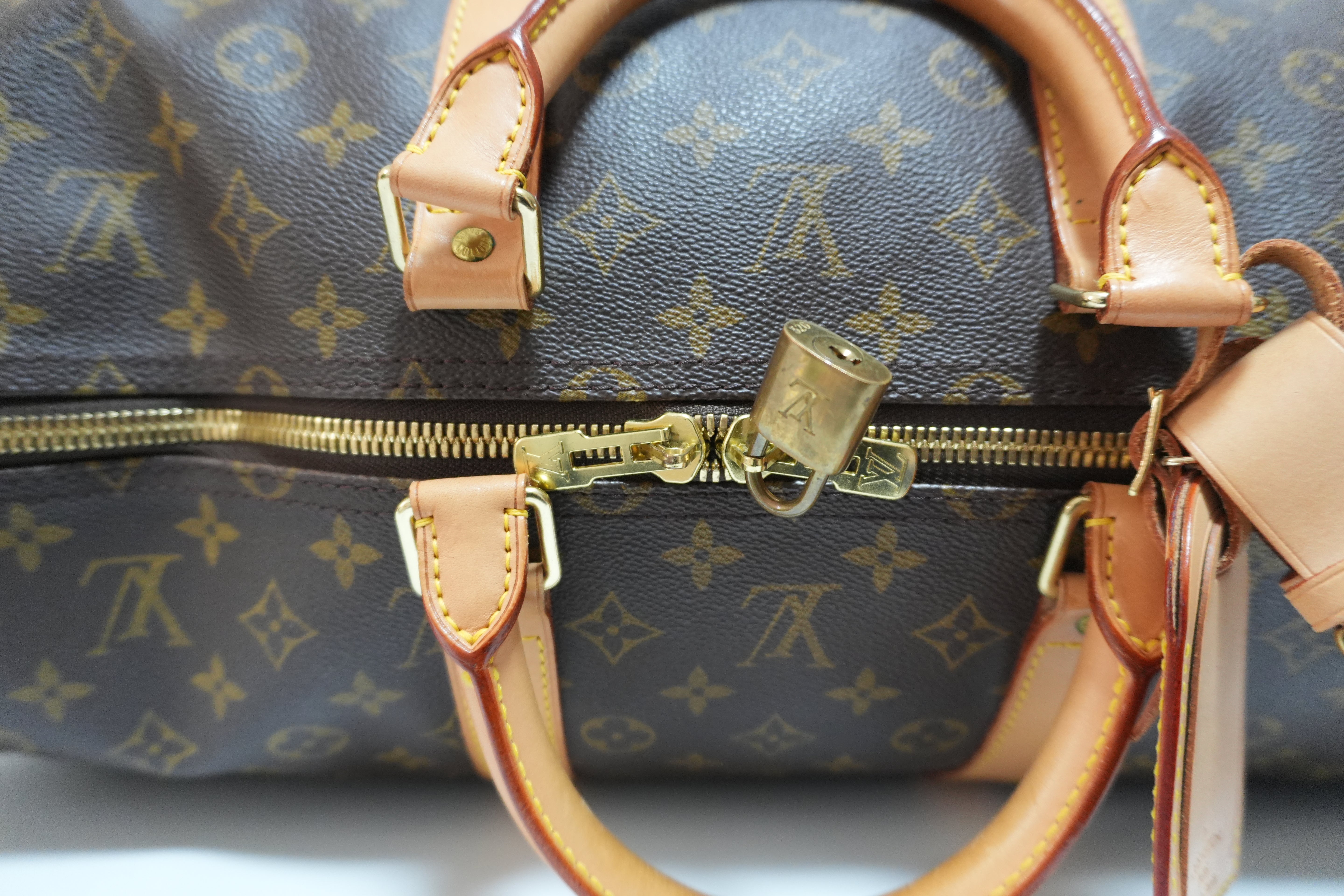 Louis Vuitton Monogram Keepall 55 Bandouliere Used