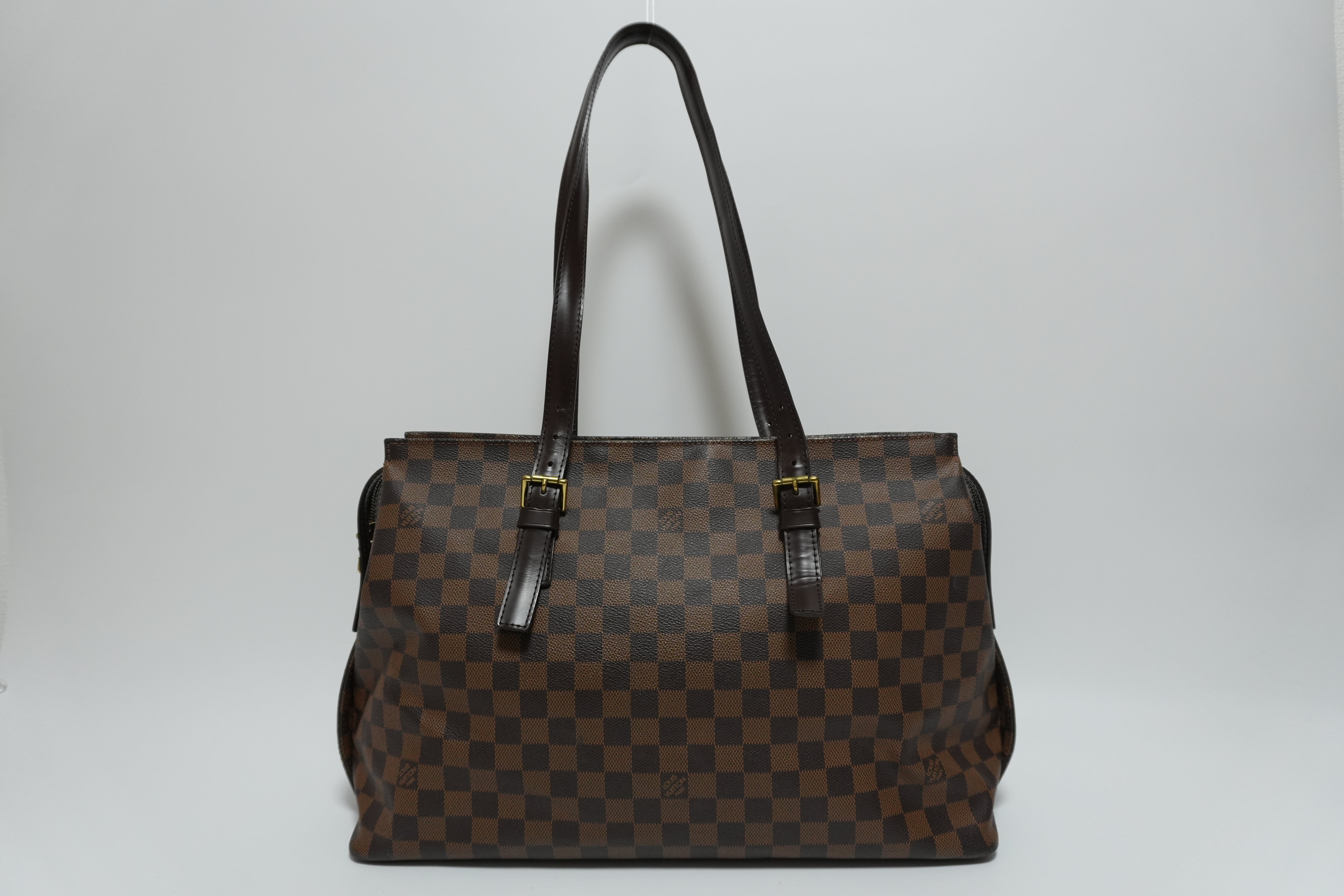 Louis Vuitton Damier Ebene Chelsea Tote Bag Used