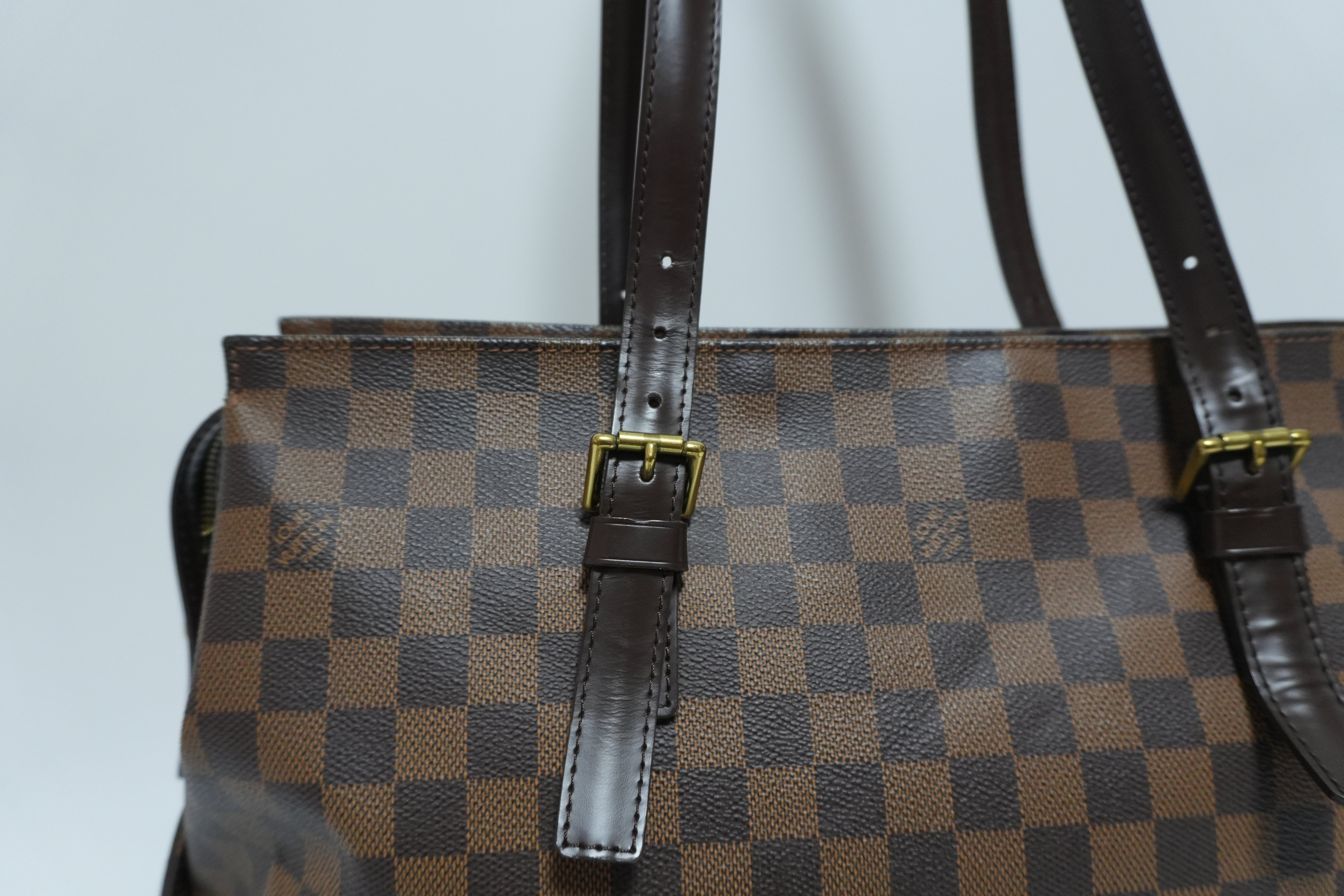 Louis Vuitton Damier Ebene Chelsea Tote Bag Used