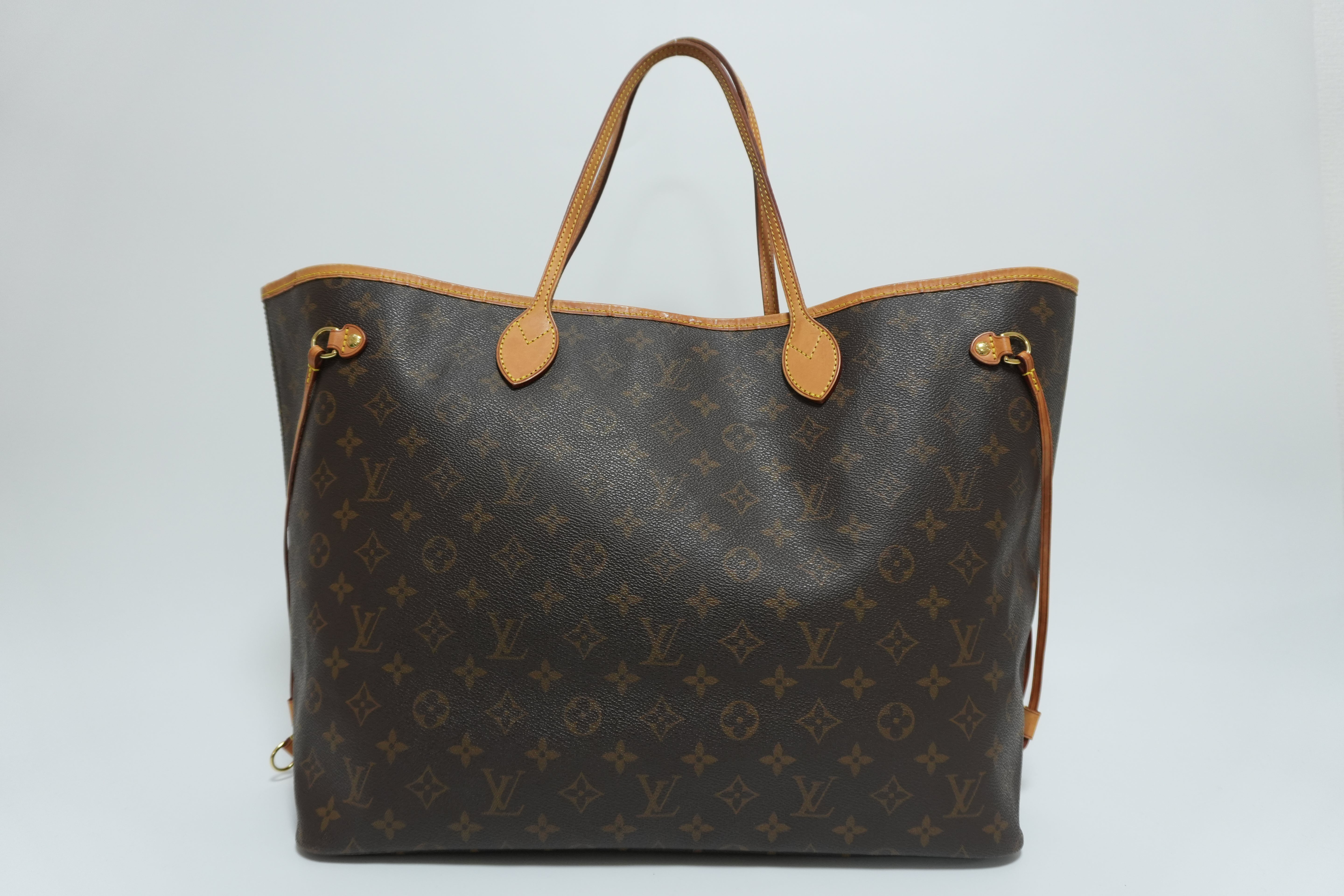 Louis Vuitton Monogram Neverfull GM Tote Bag Used