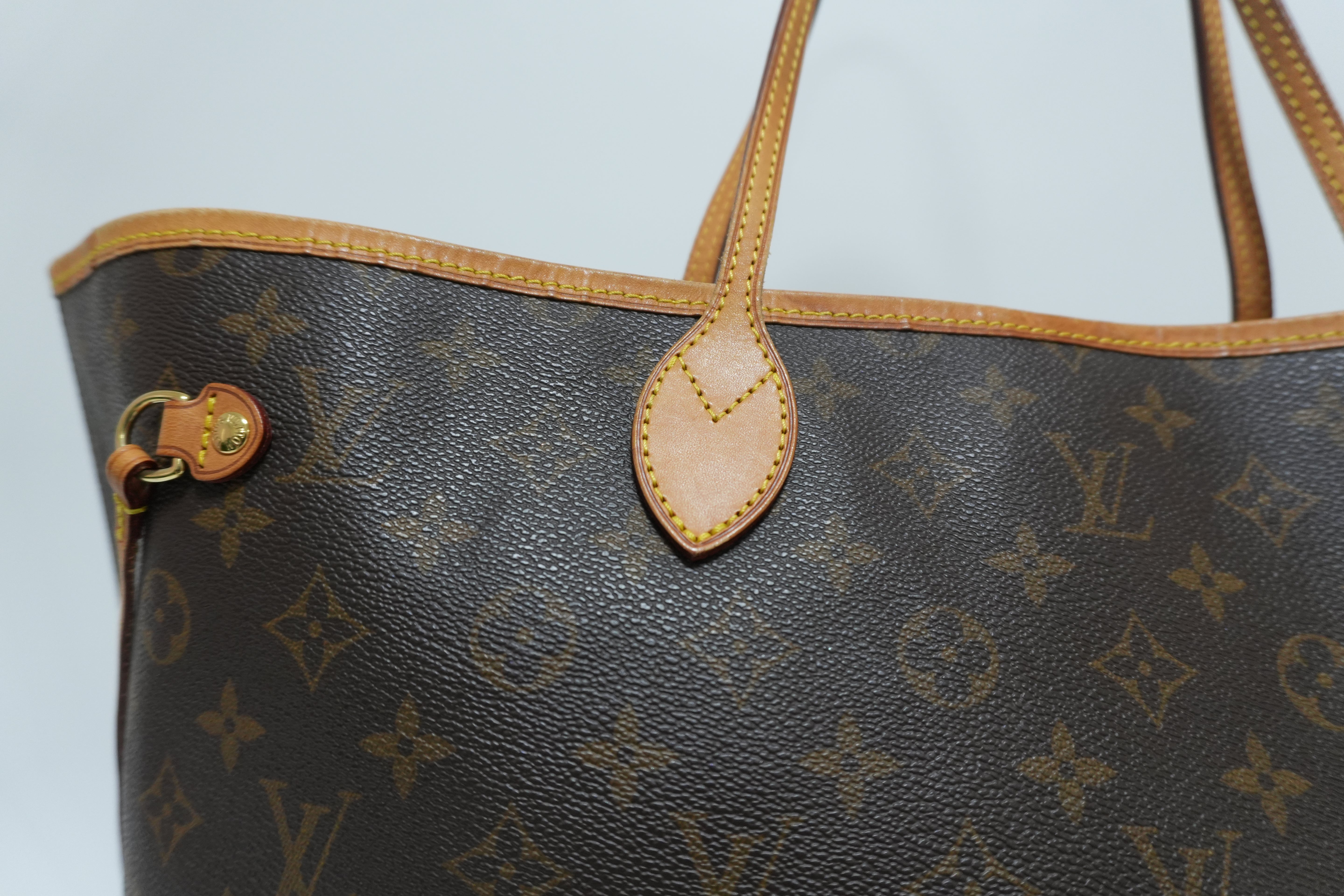 Louis Vuitton Monogram Neverfull GM Tote Bag Used