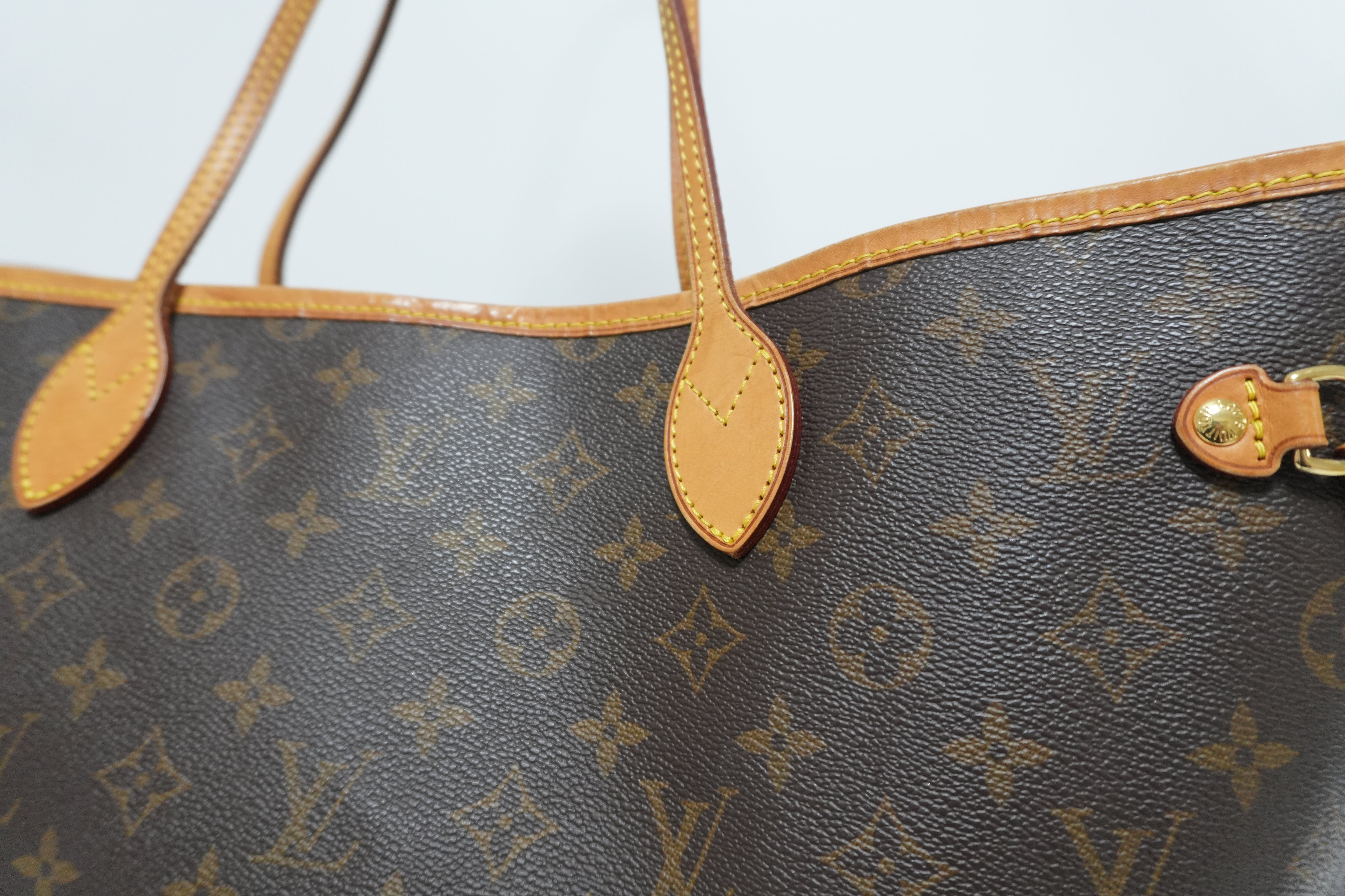 Louis Vuitton Monogram Neverfull GM Tote Bag Used