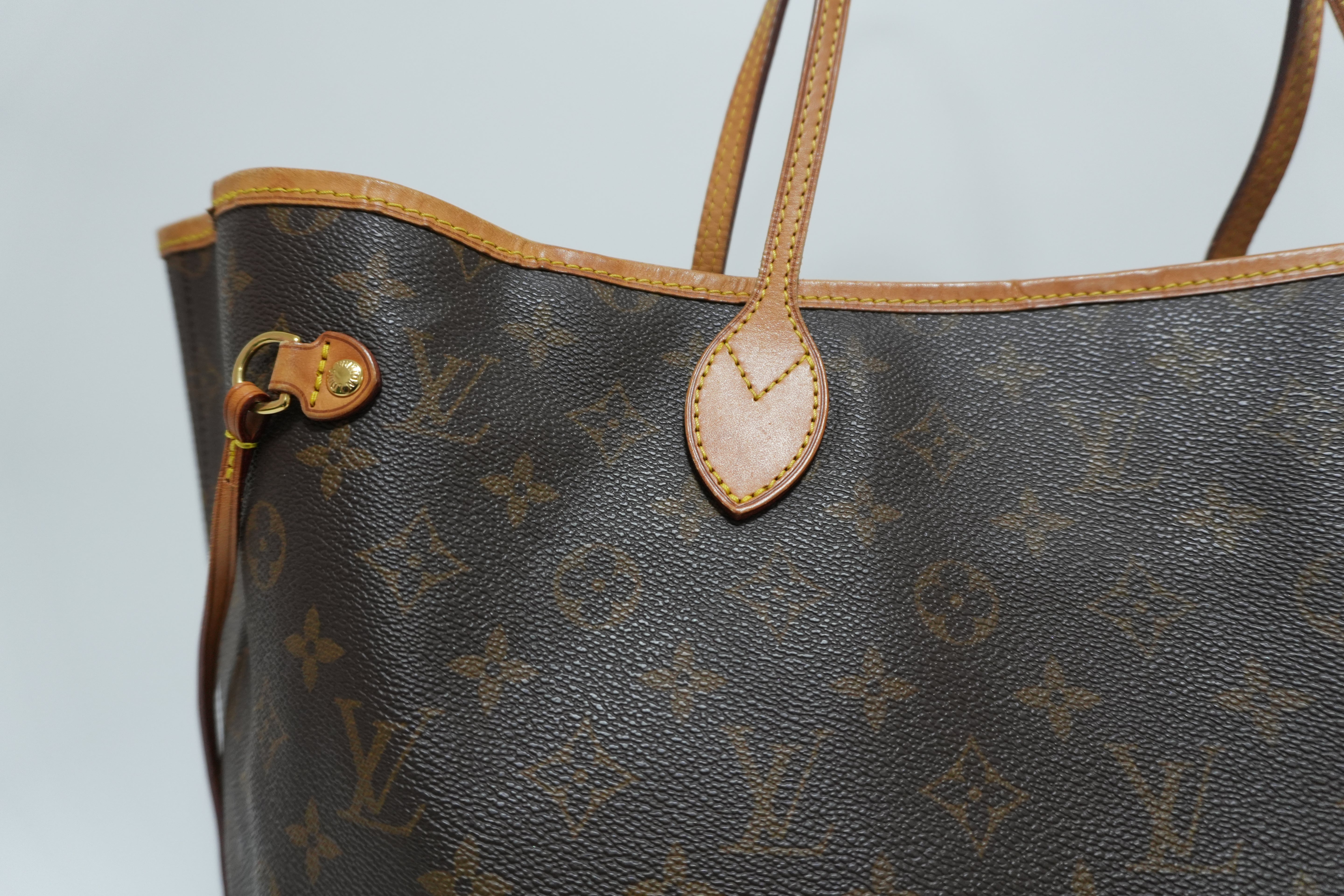 Louis Vuitton Monogram Neverfull GM Tote Bag Used