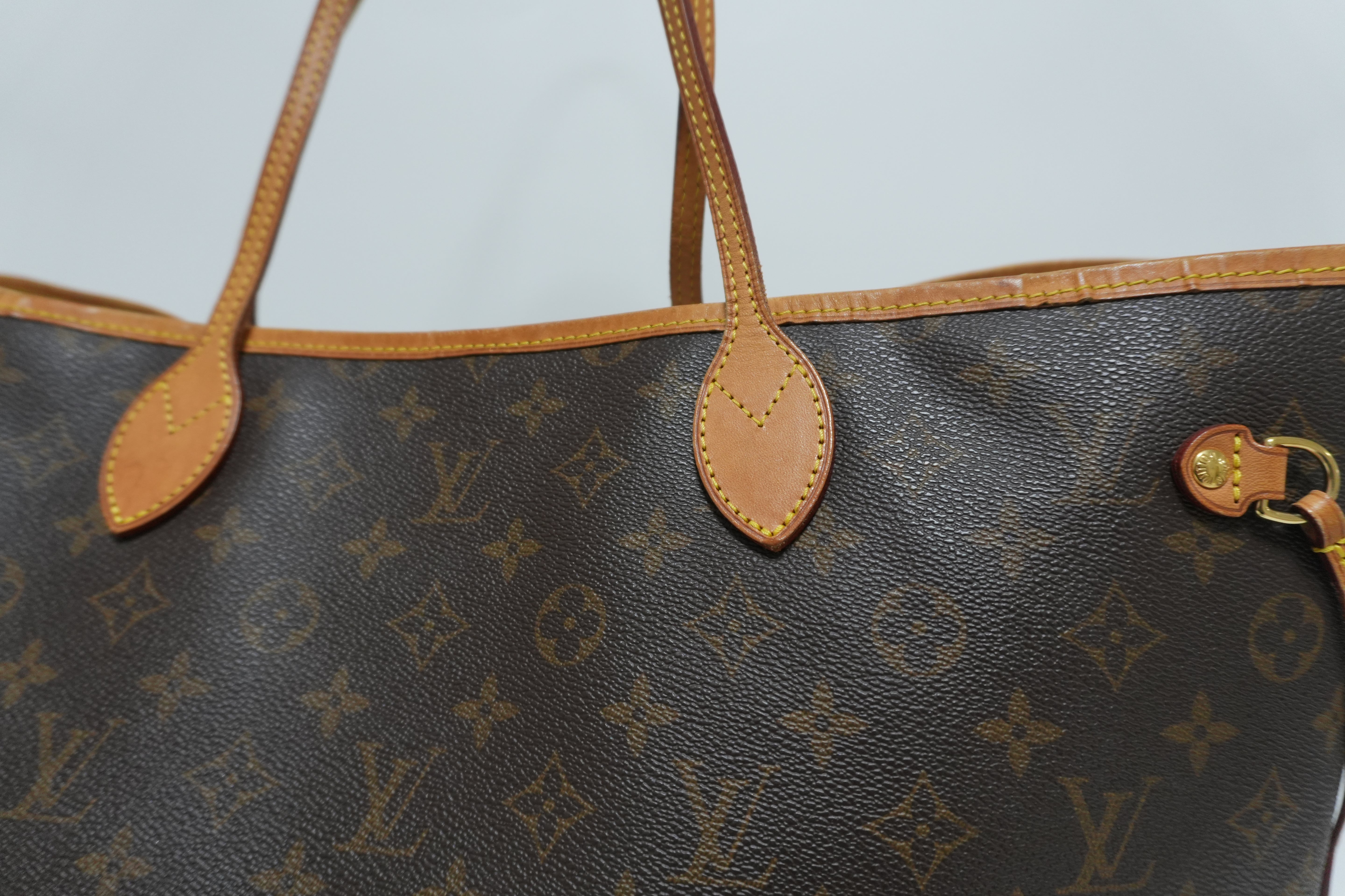 Louis Vuitton Monogram Neverfull GM Tote Bag Used