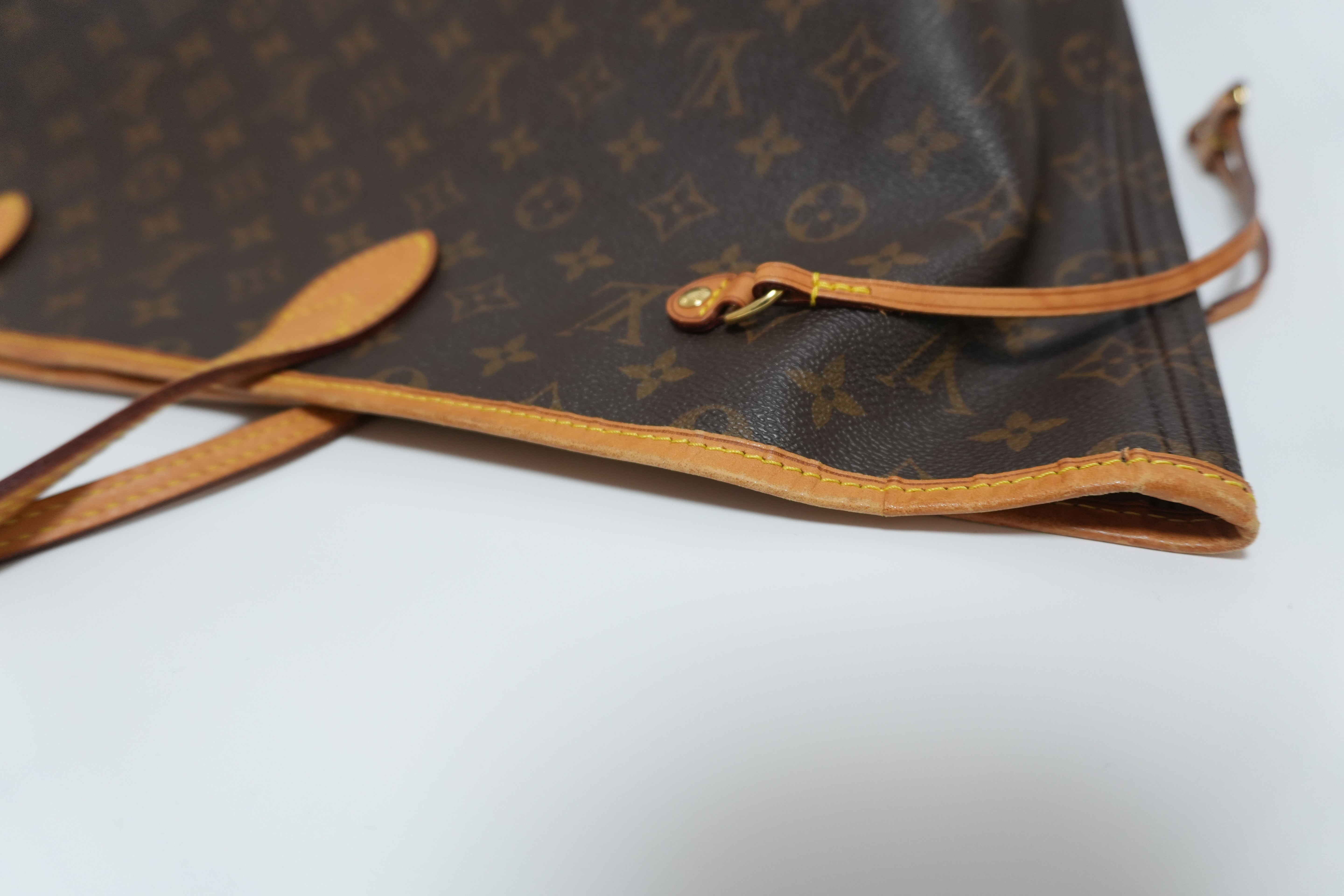 Louis Vuitton Monogram Neverfull GM Tote Bag Used