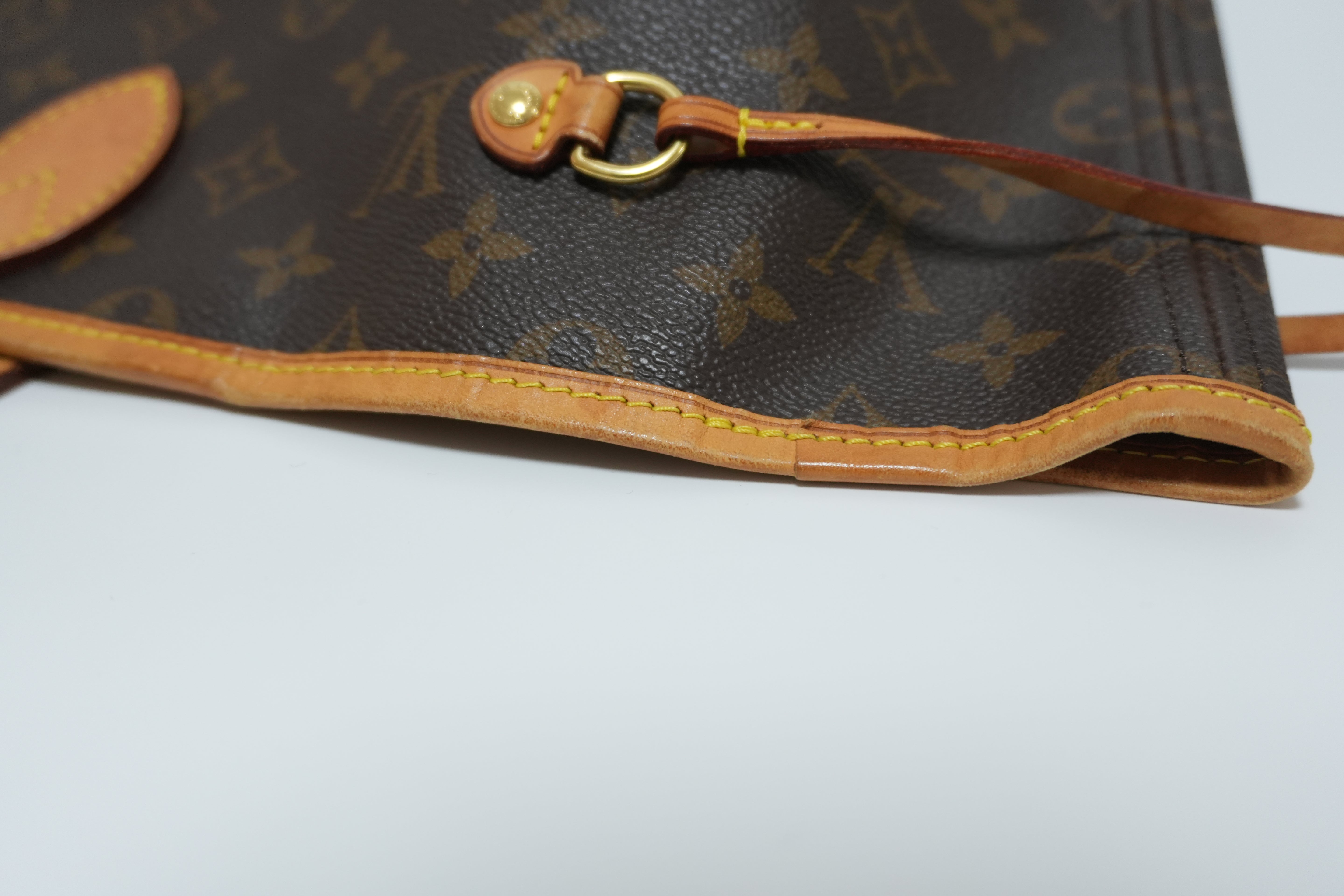 Louis Vuitton Monogram Neverfull GM Tote Bag Used