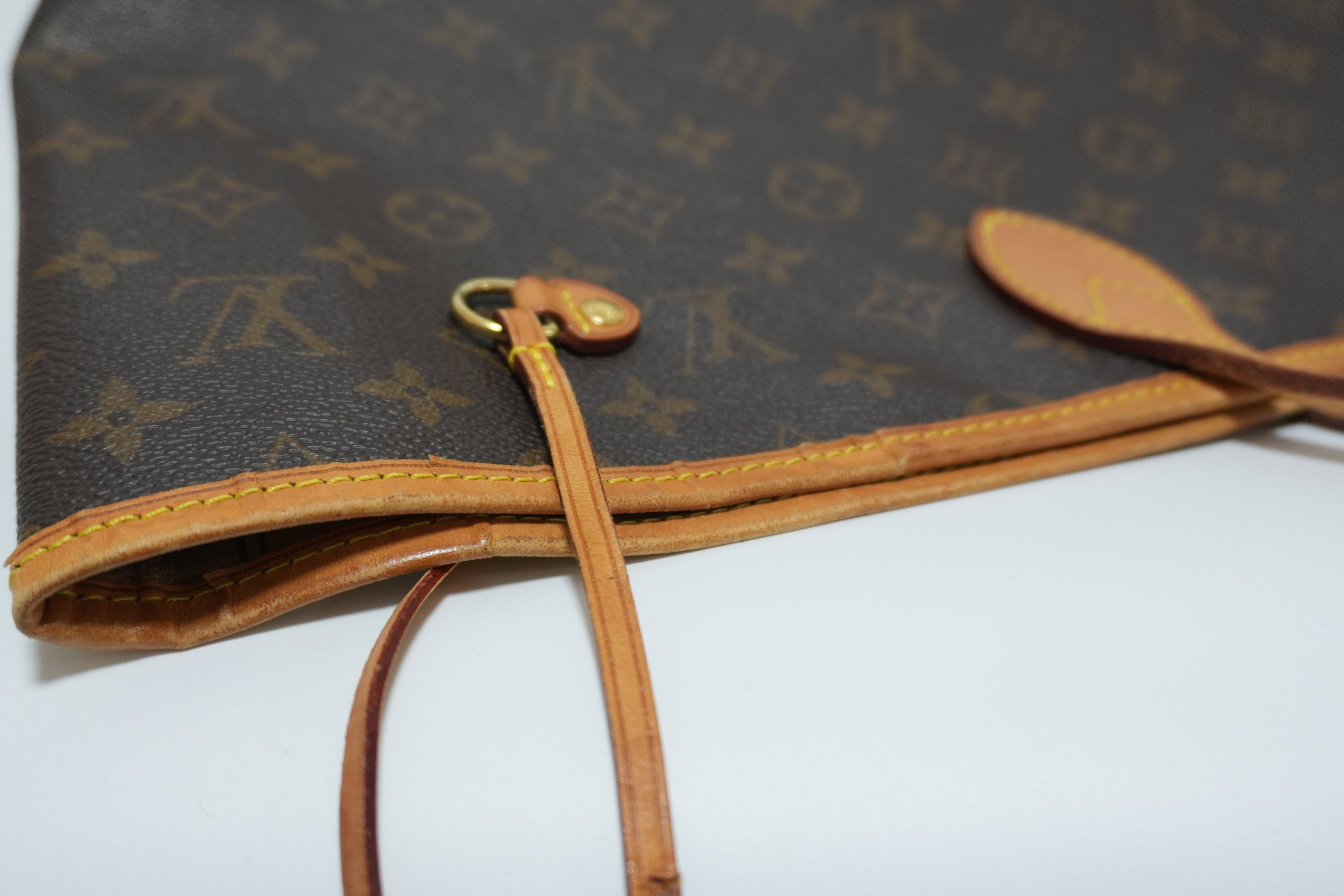 Louis Vuitton Monogram Neverfull GM Tote Bag Used