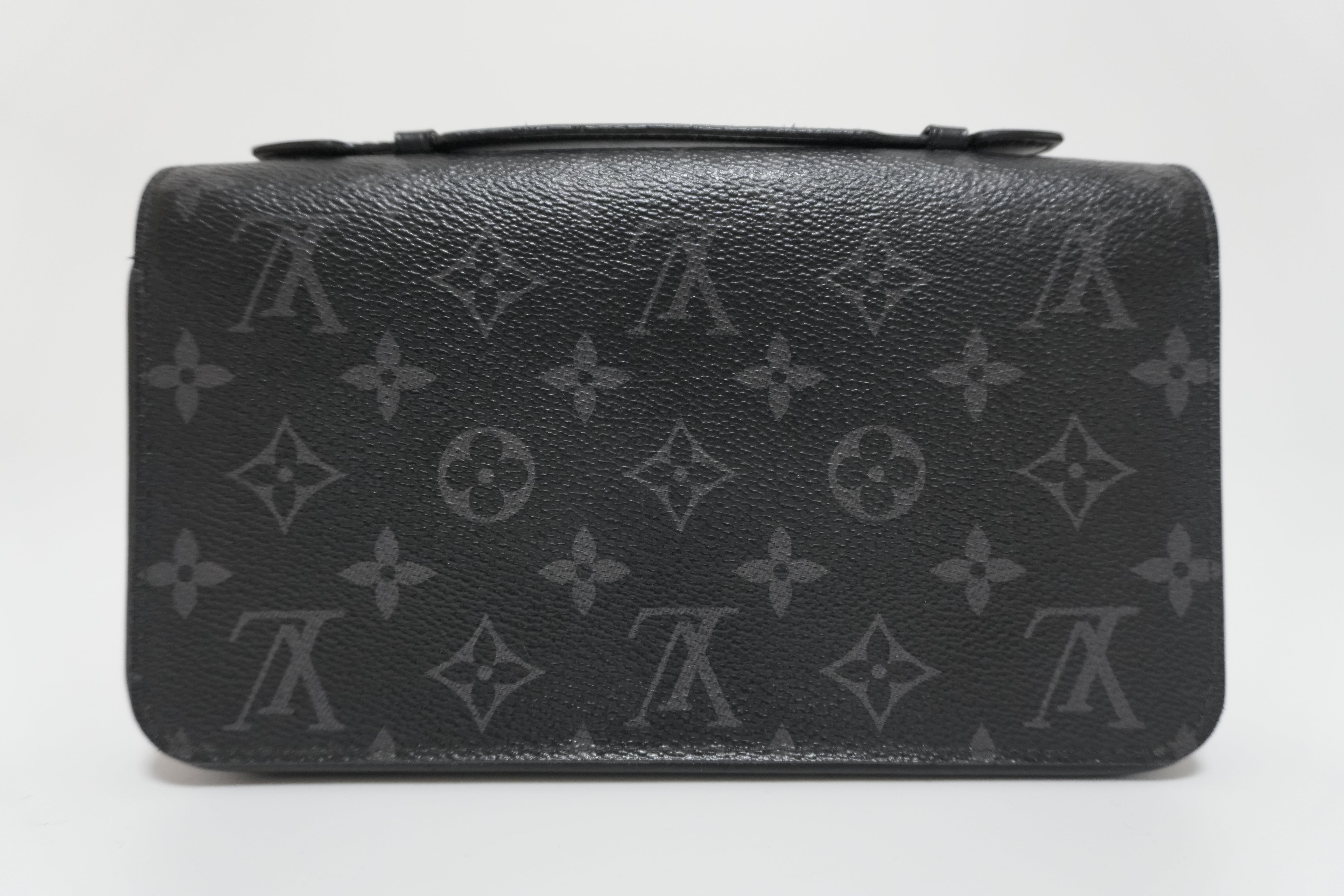 Louis Vuitton Eclipse Zippy XL Wallet Used