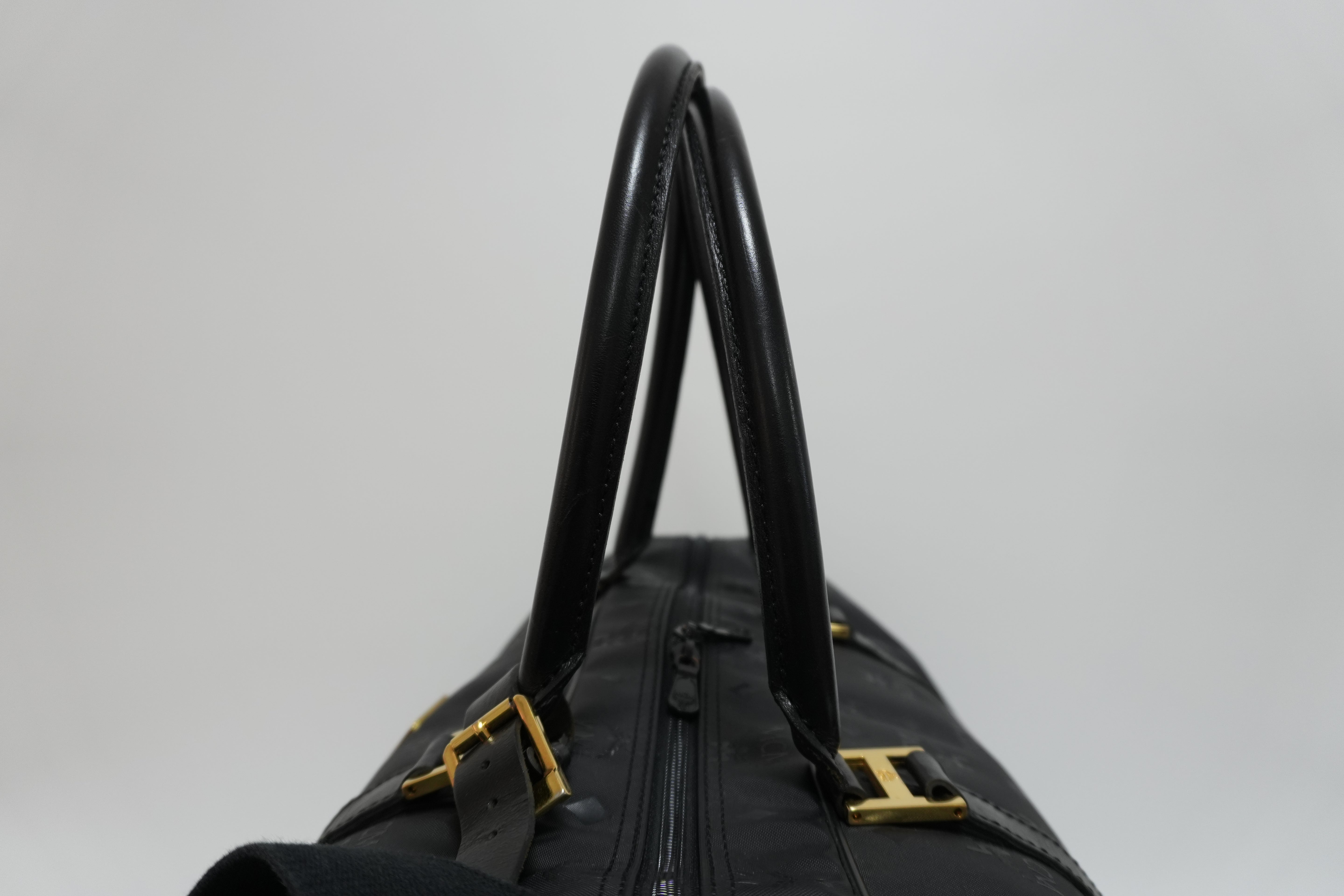 MCM Duffle Bag Black Used