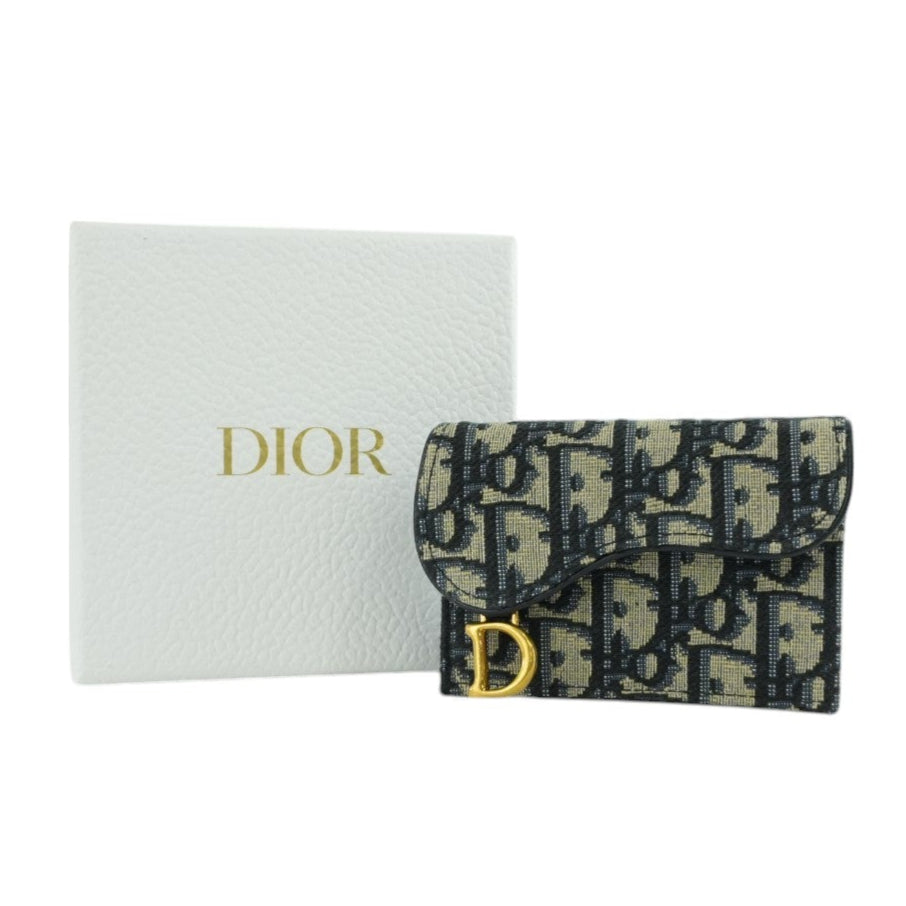 Christian Dior Oblique Compact Wallet Used