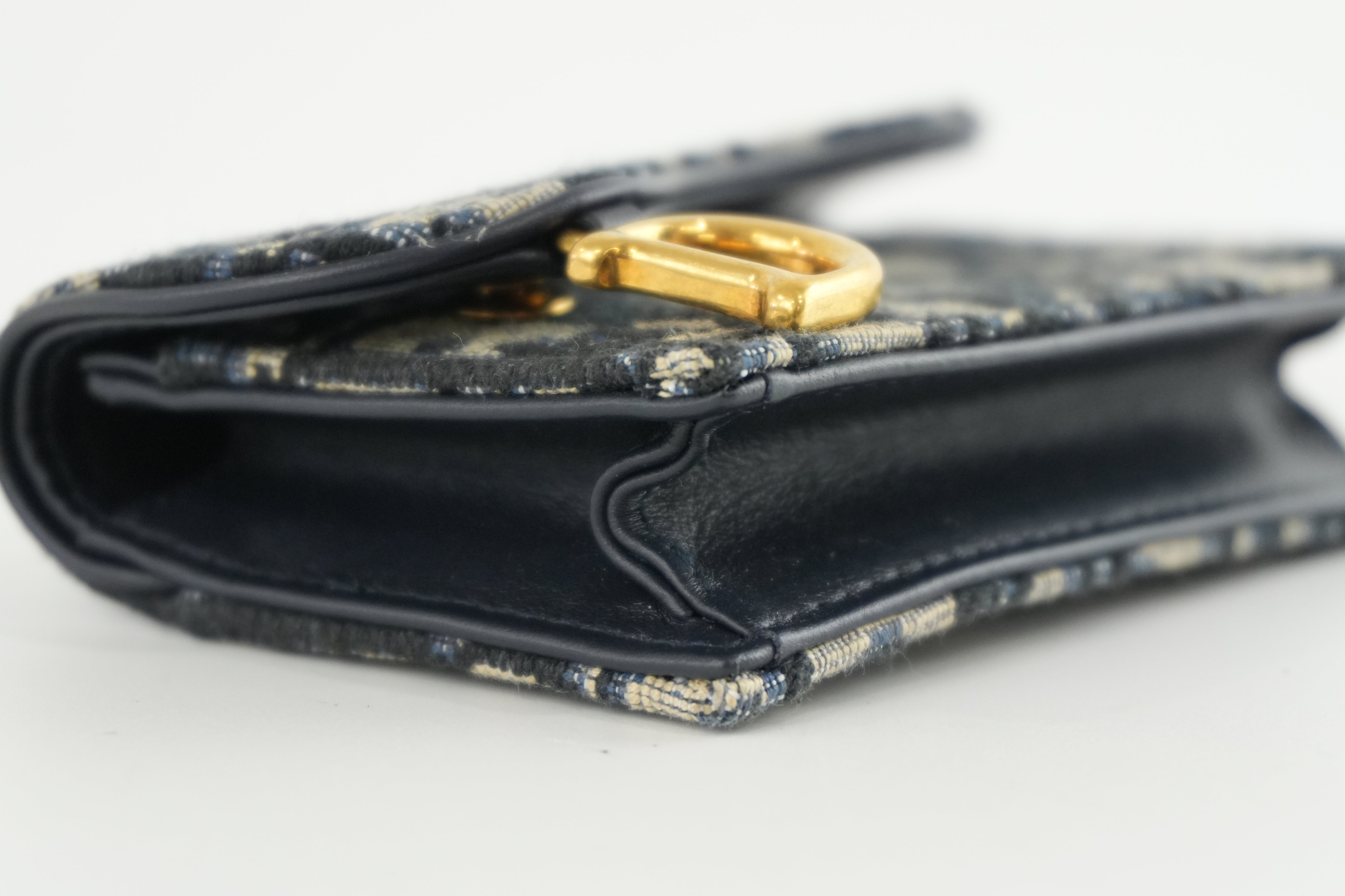 Christian Dior Oblique Compact Wallet Used