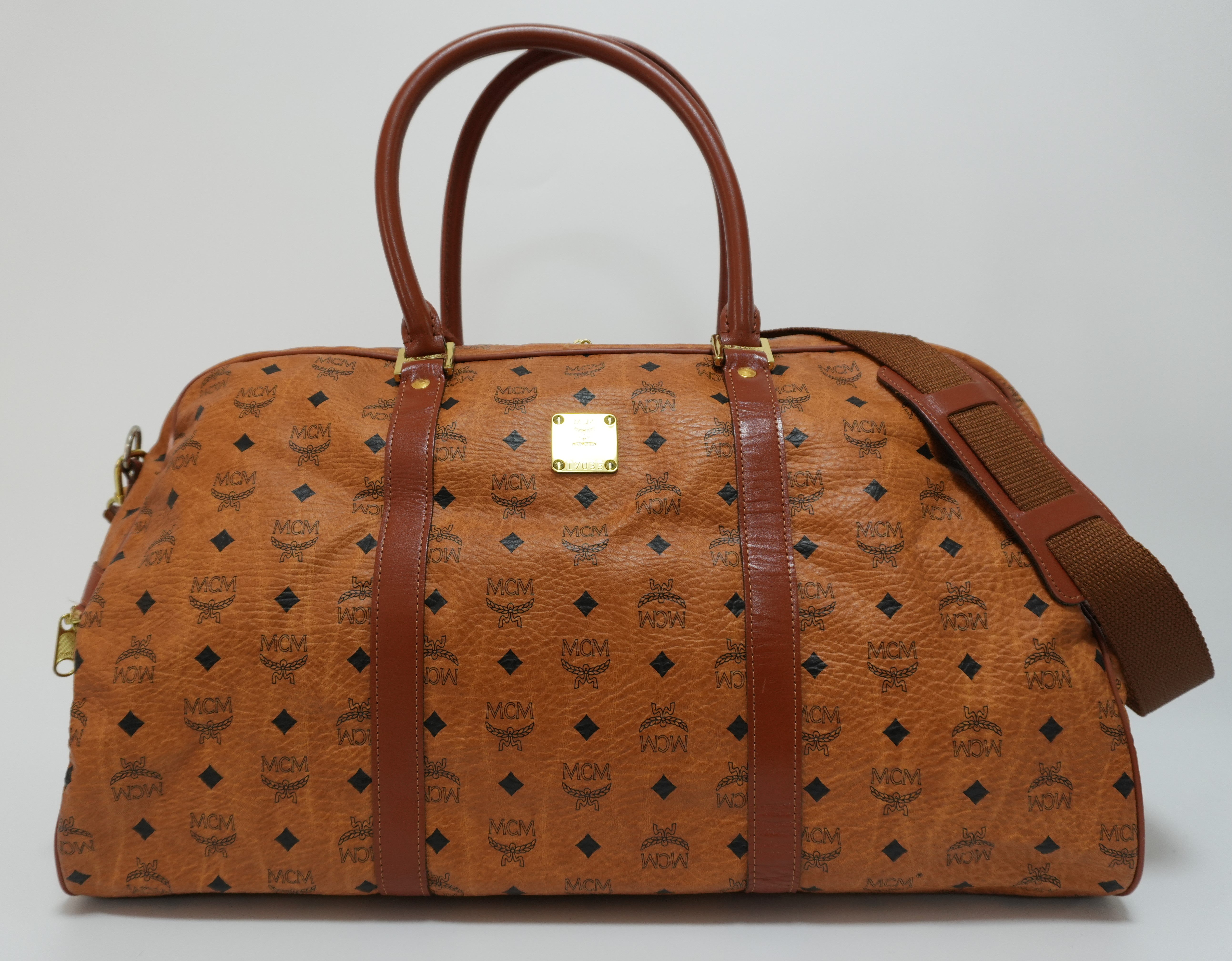 MCM Duffle Bag Camel Used