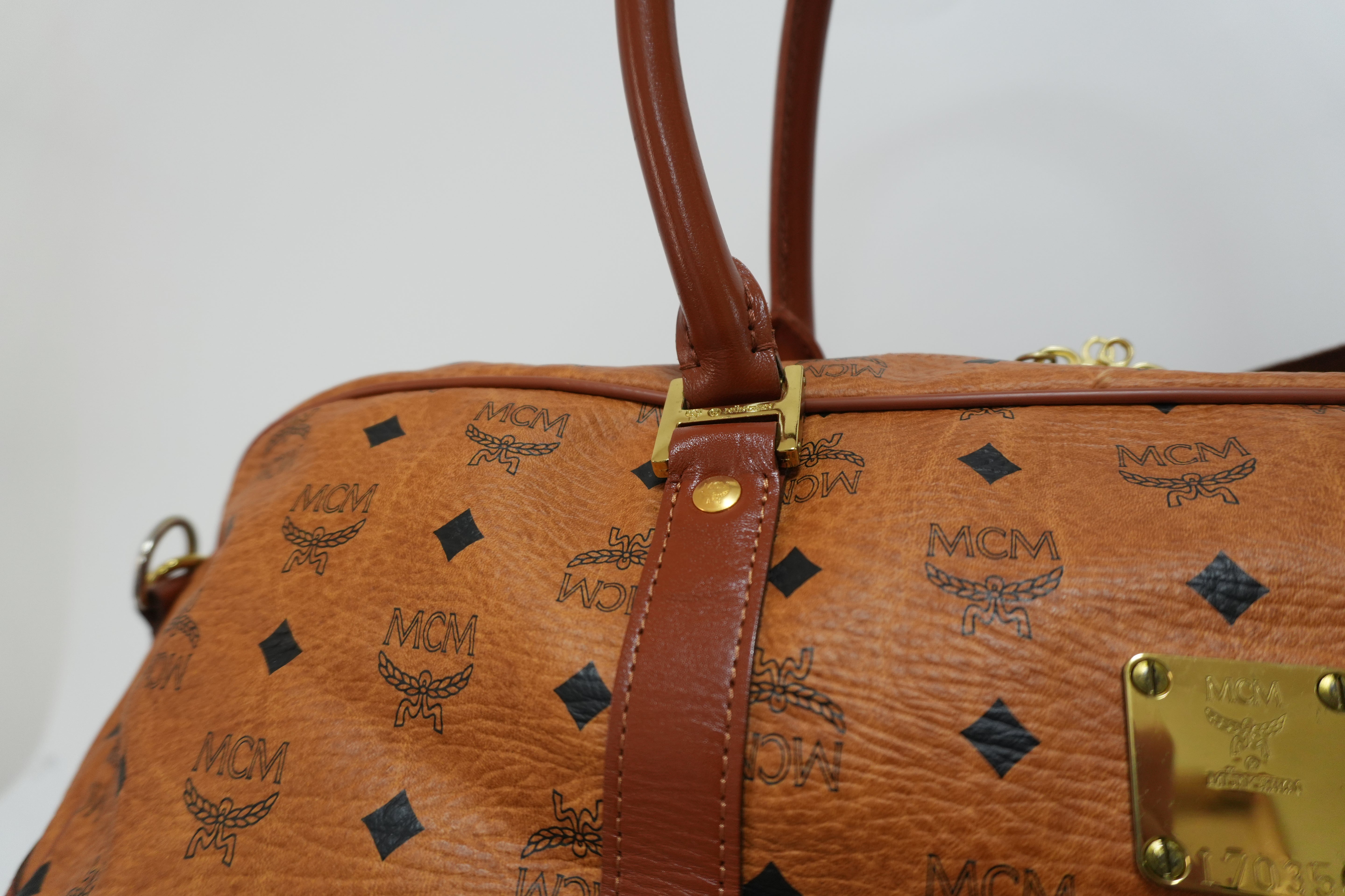 MCM Duffle Bag Camel Used