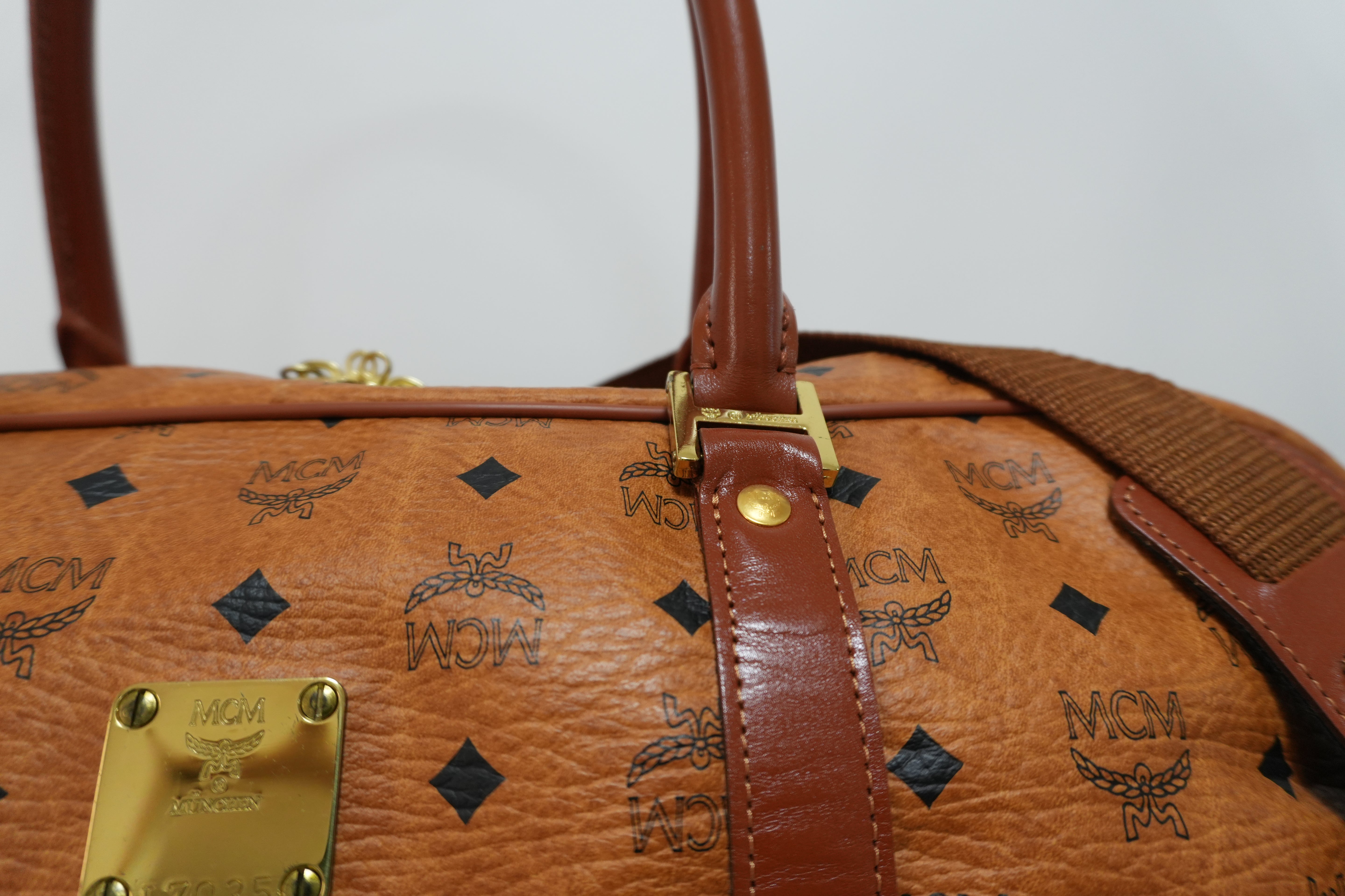 MCM Duffle Bag Camel Used