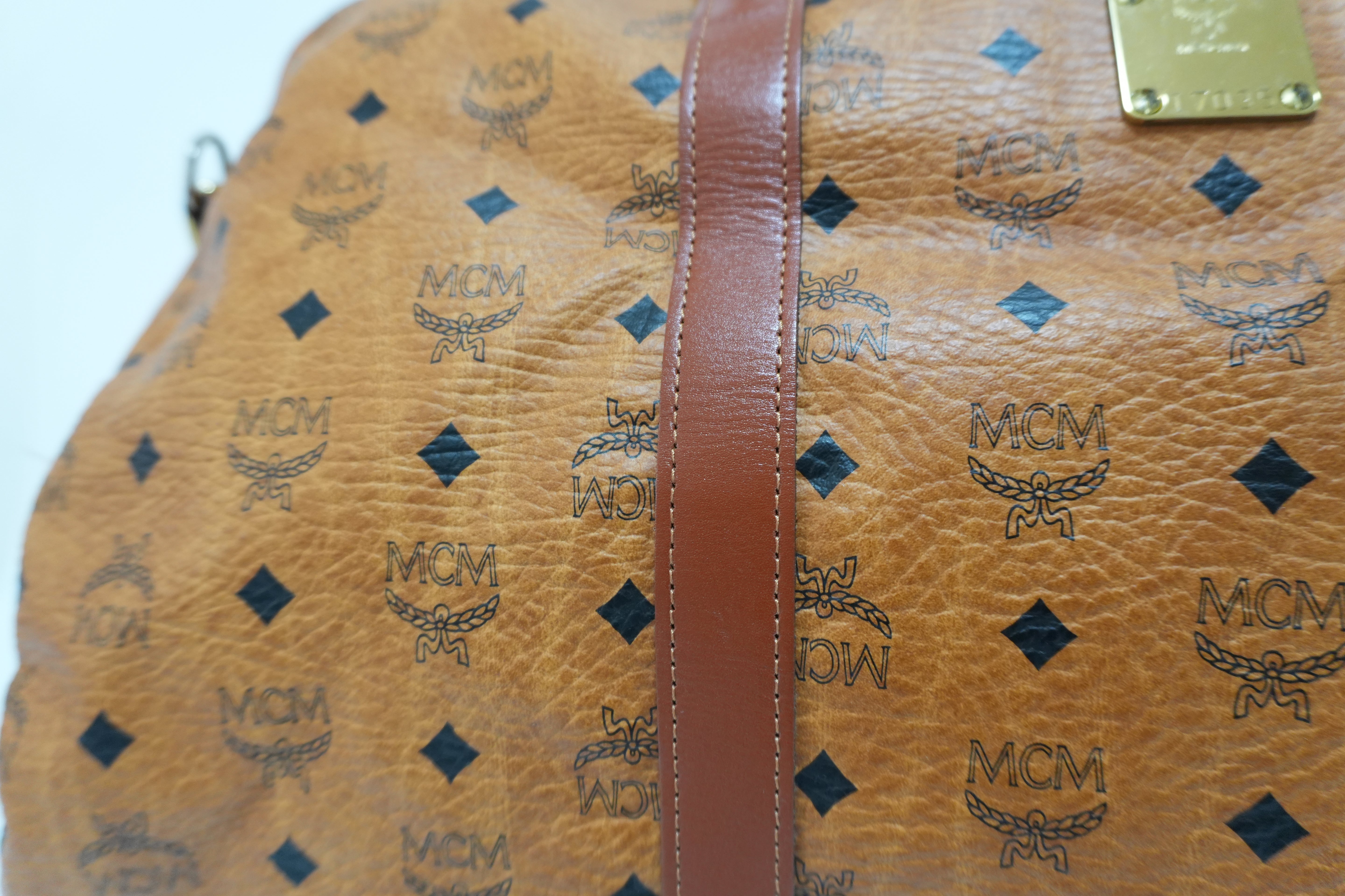 MCM Duffle Bag Camel Used