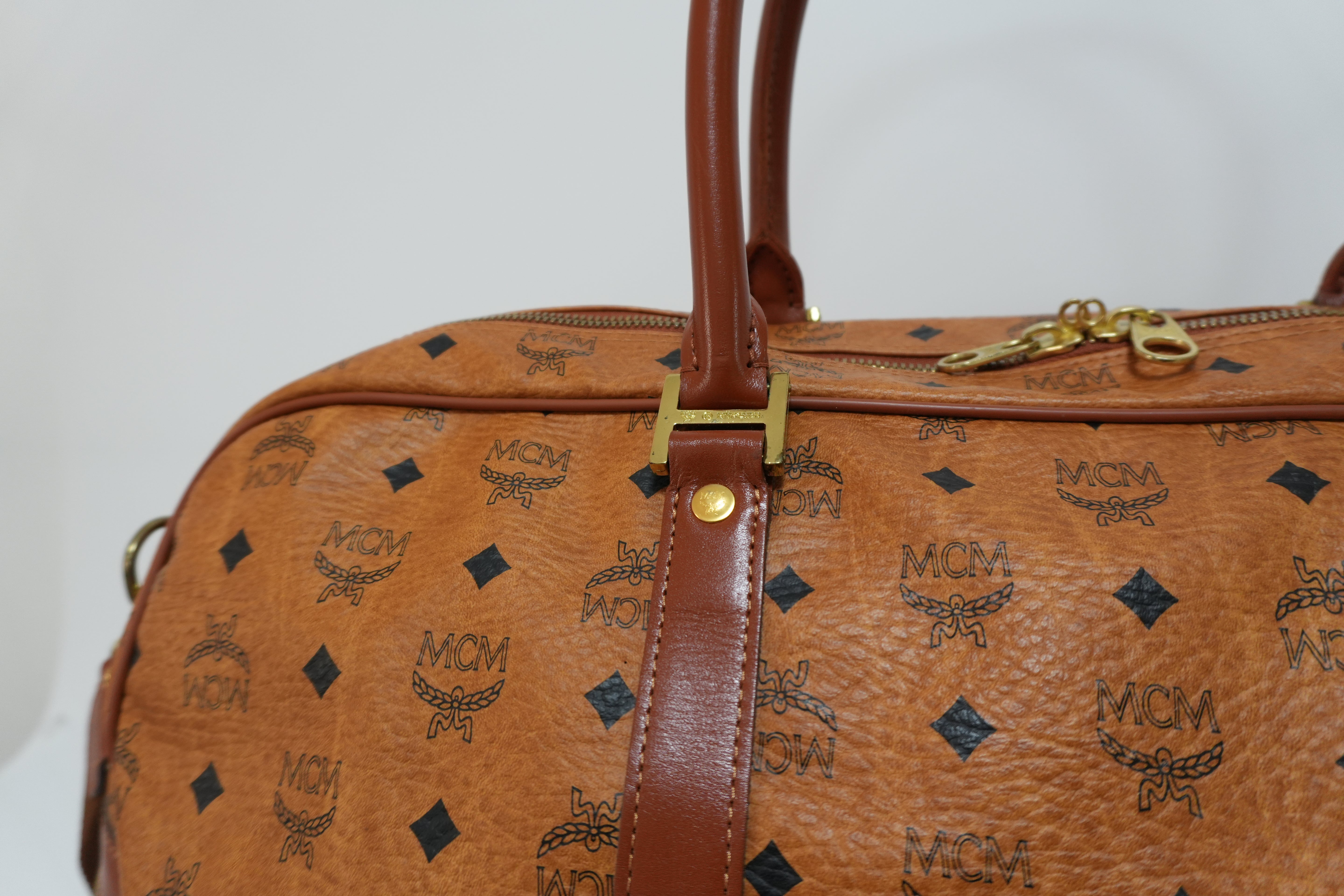 MCM Duffle Bag Camel Used