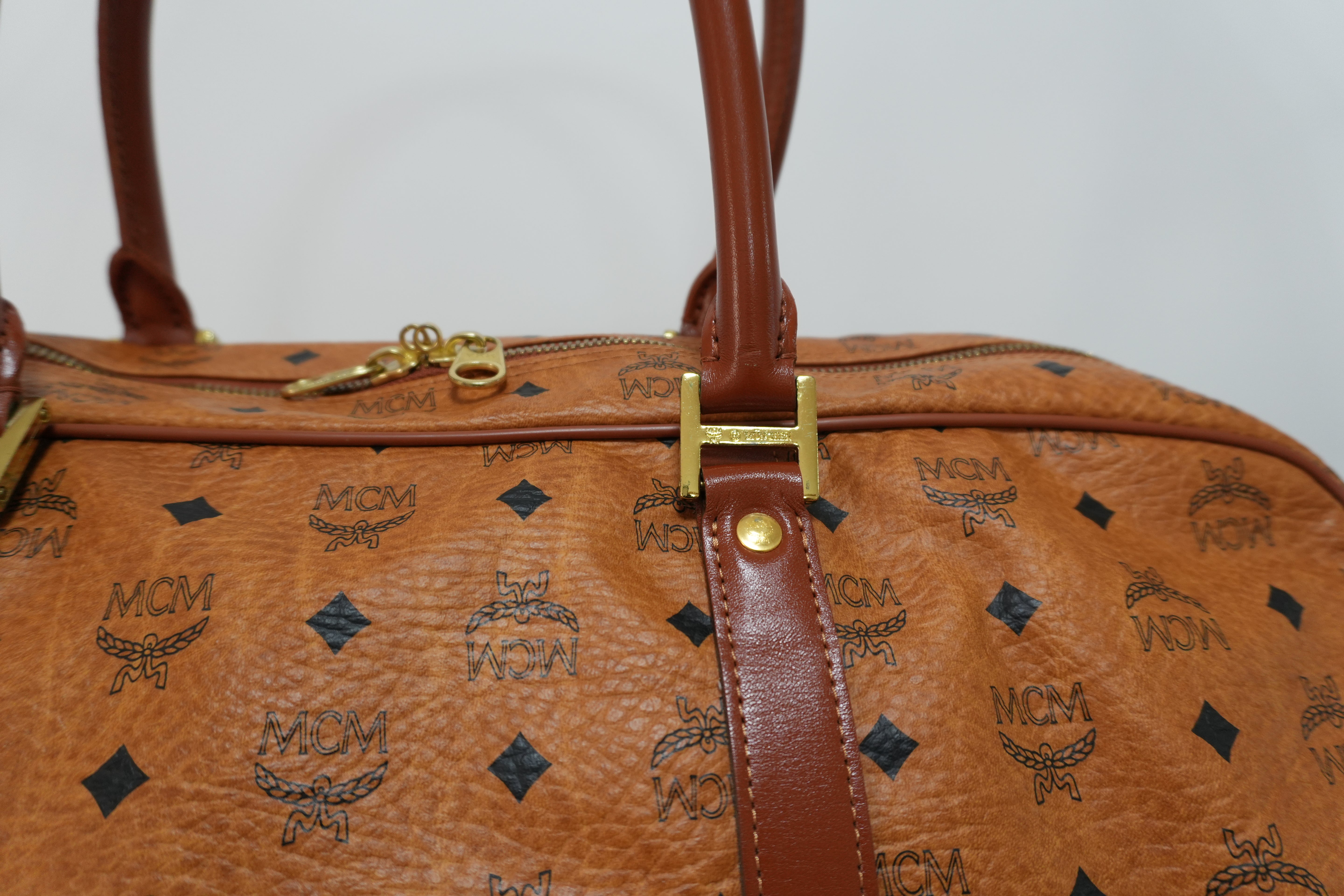 MCM Duffle Bag Camel Used