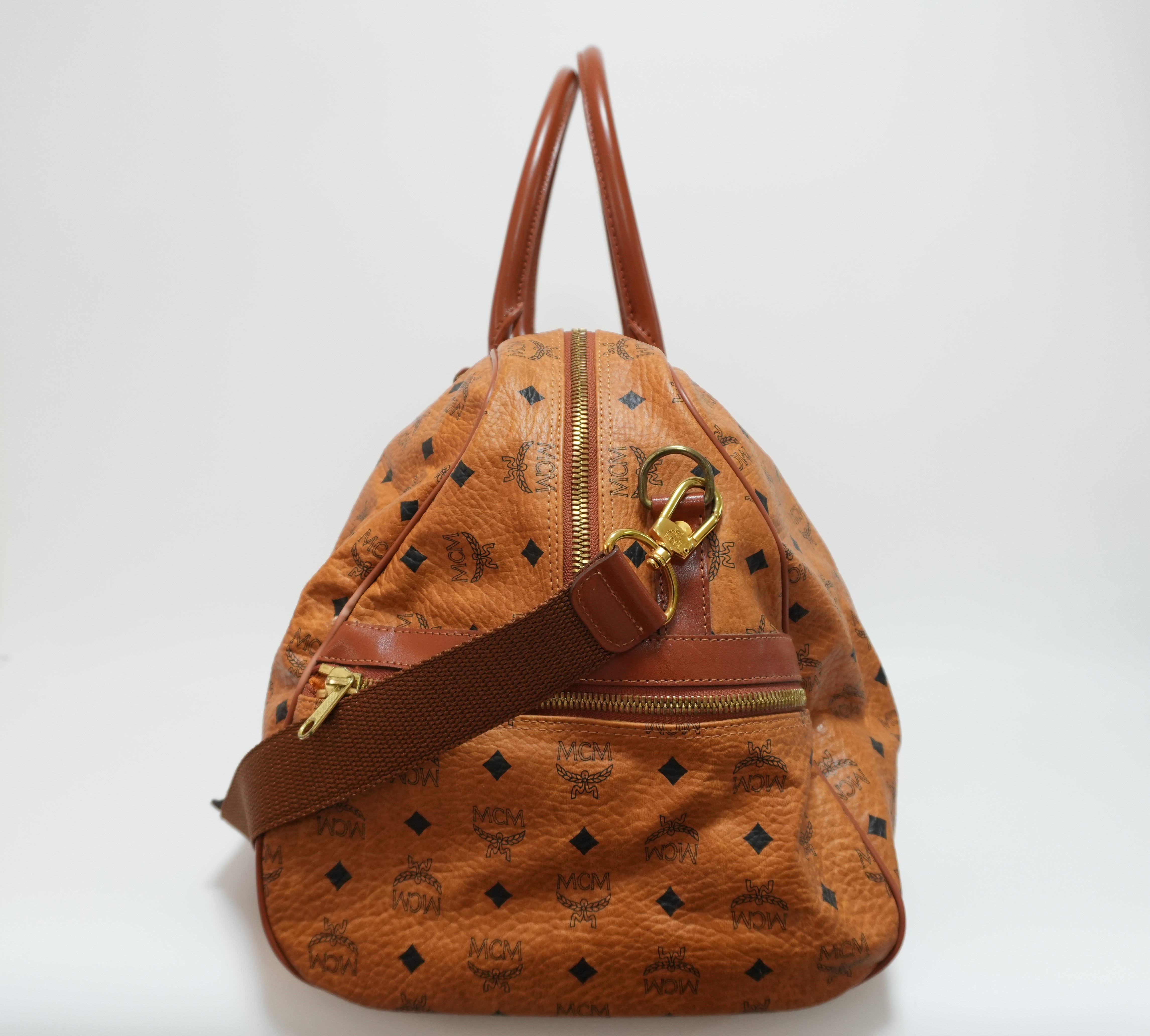 MCM Duffle Bag Camel Used