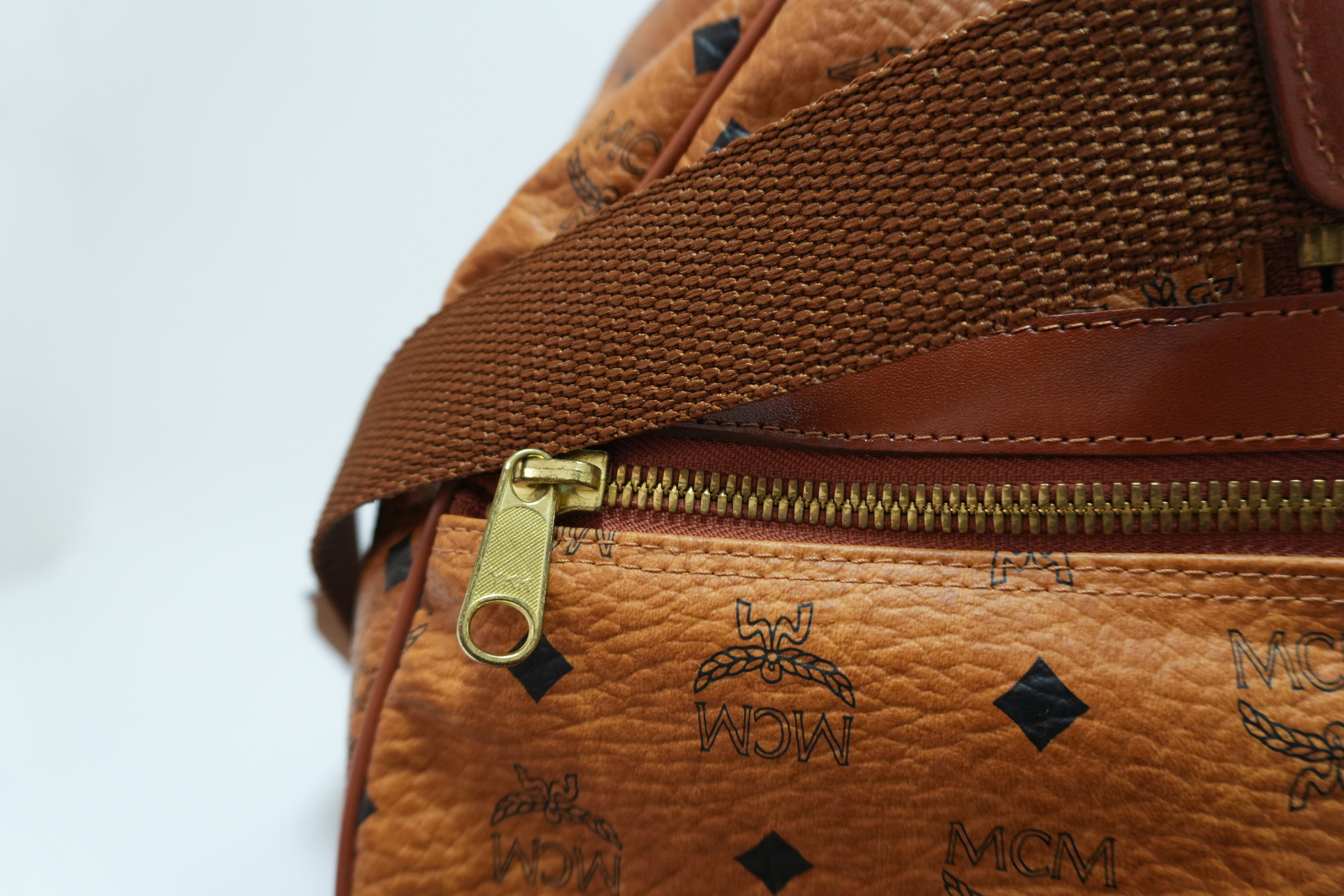 MCM Duffle Bag Camel Used