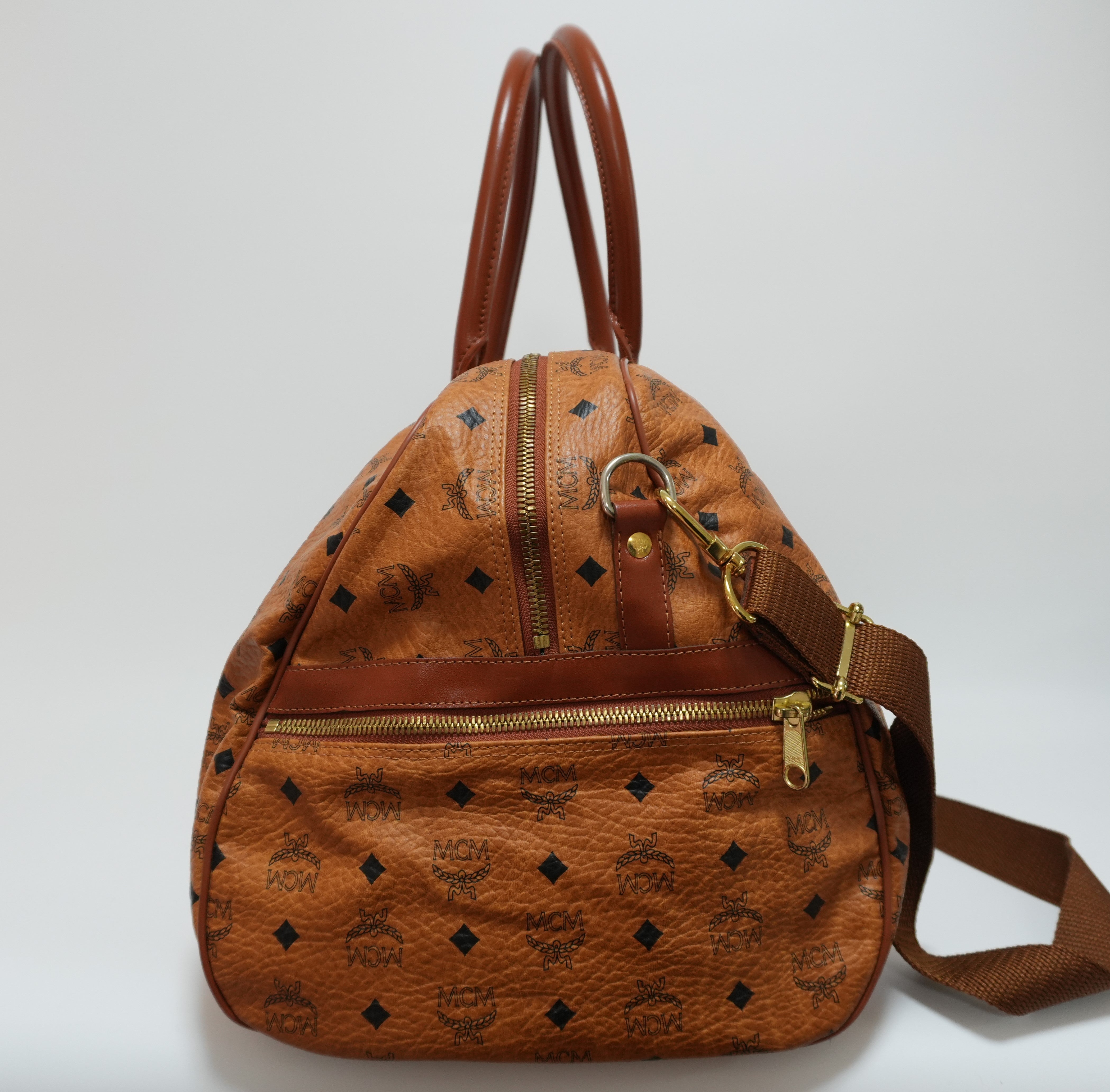 MCM Duffle Bag Camel Used