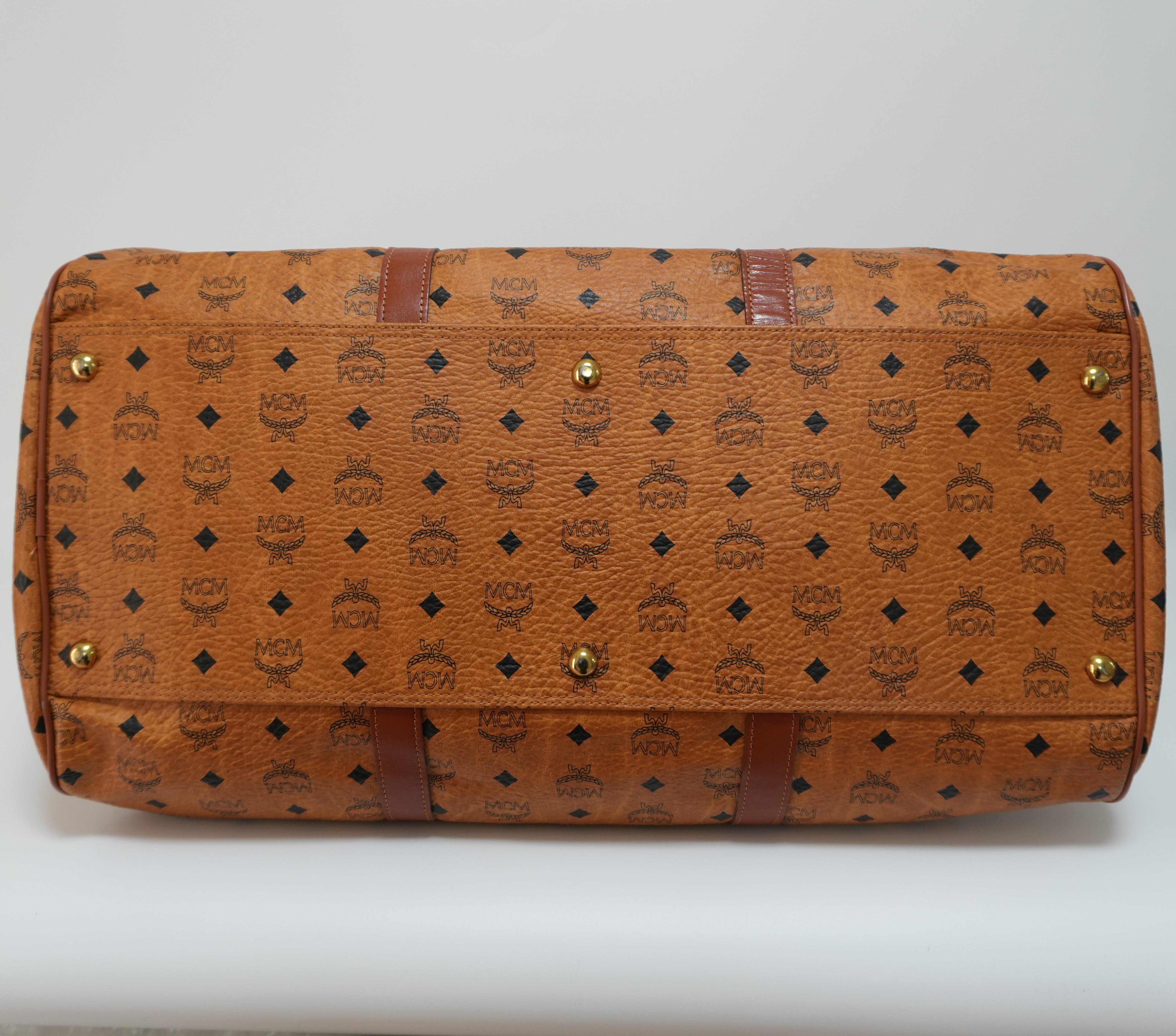 MCM Duffle Bag Camel Used