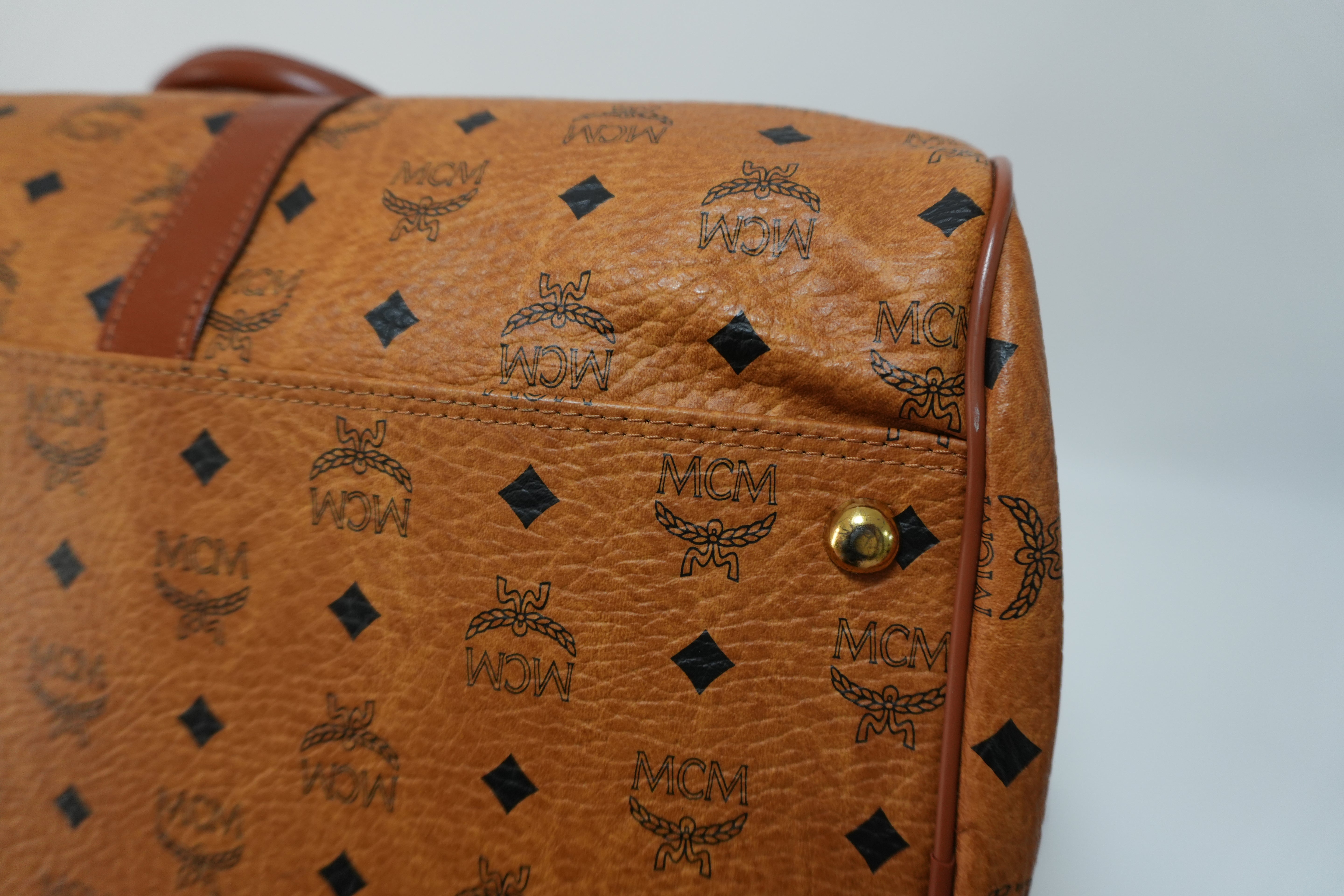 MCM Duffle Bag Camel Used