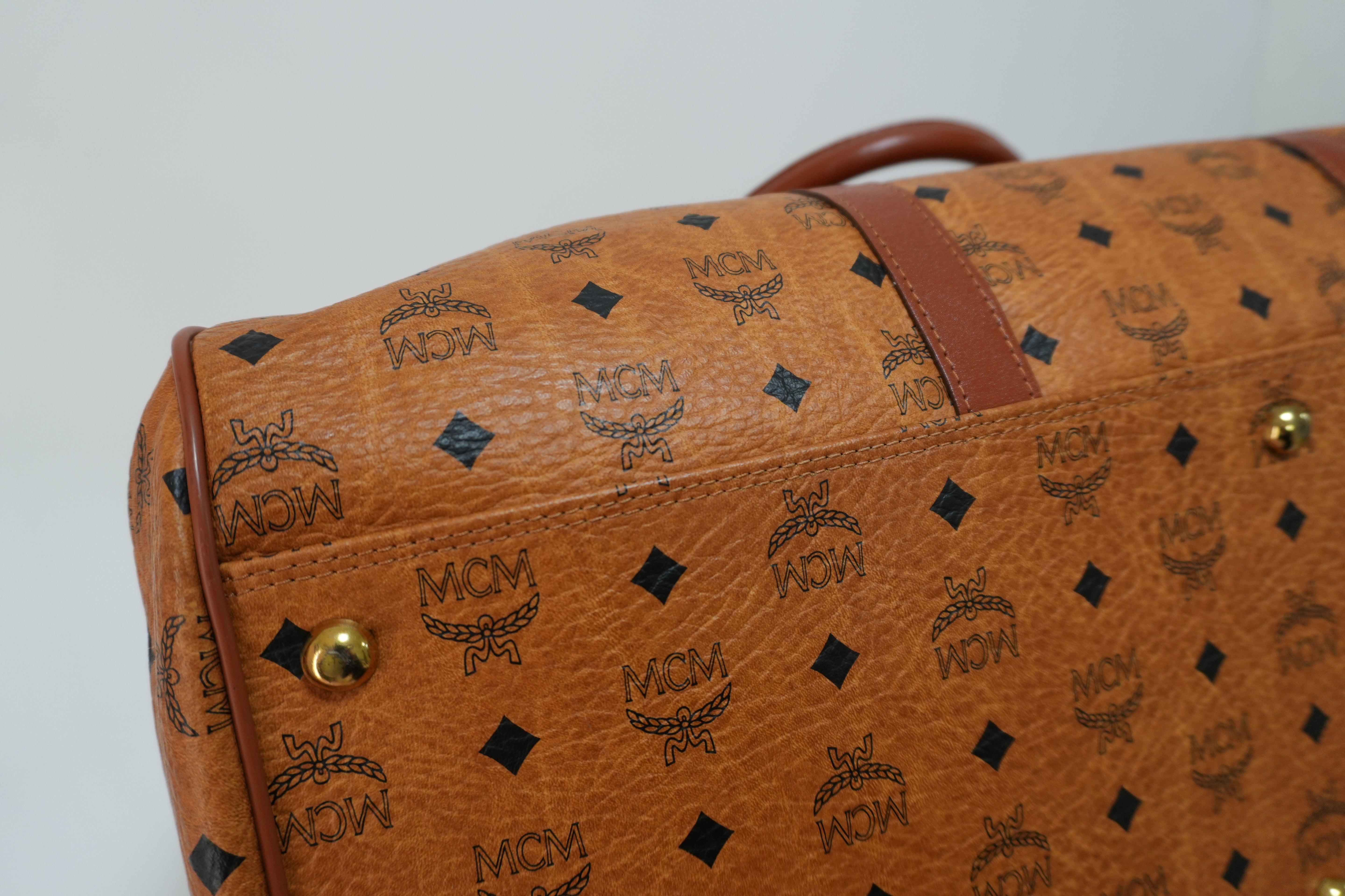 MCM Duffle Bag Camel Used