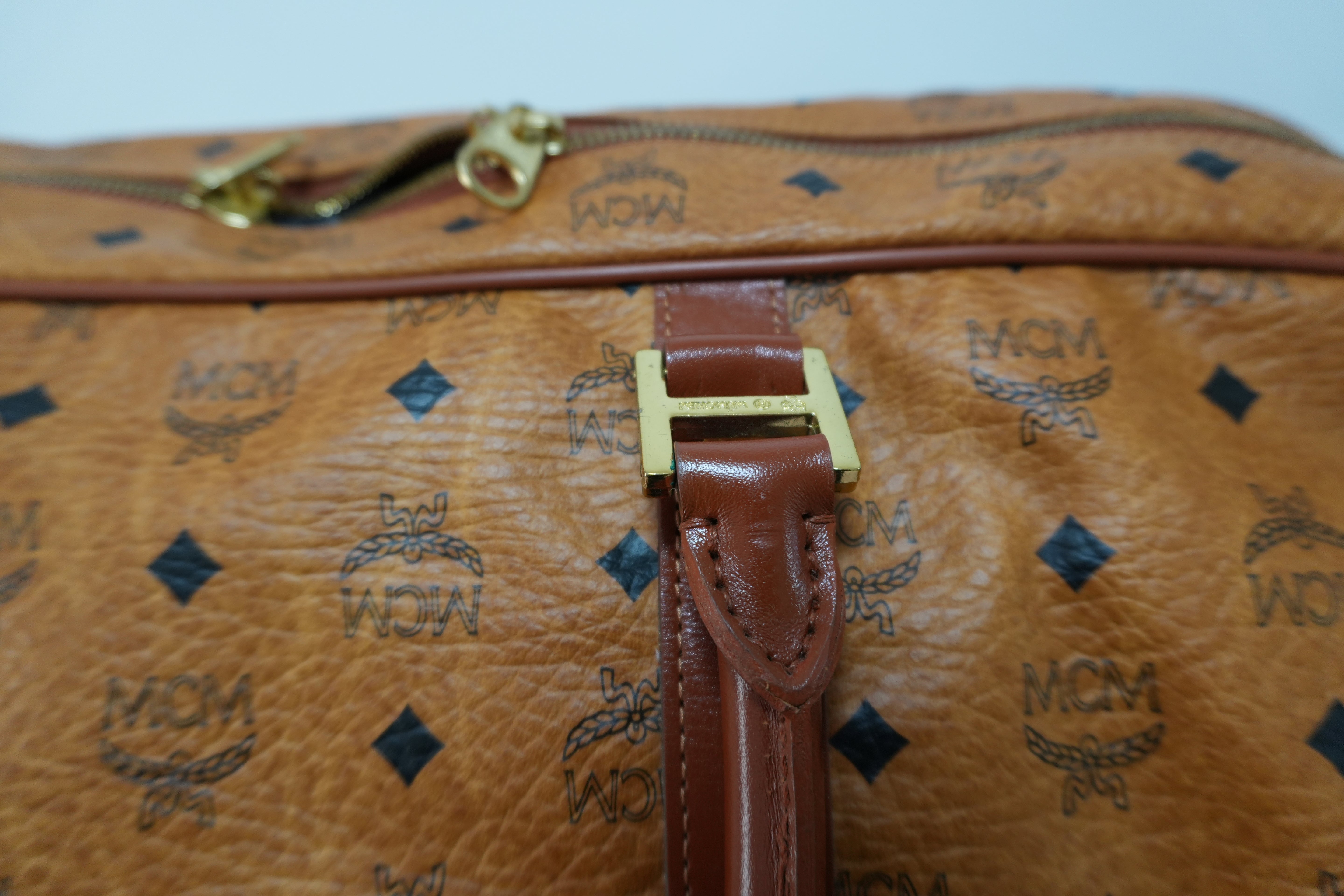 MCM Duffle Bag Camel Used