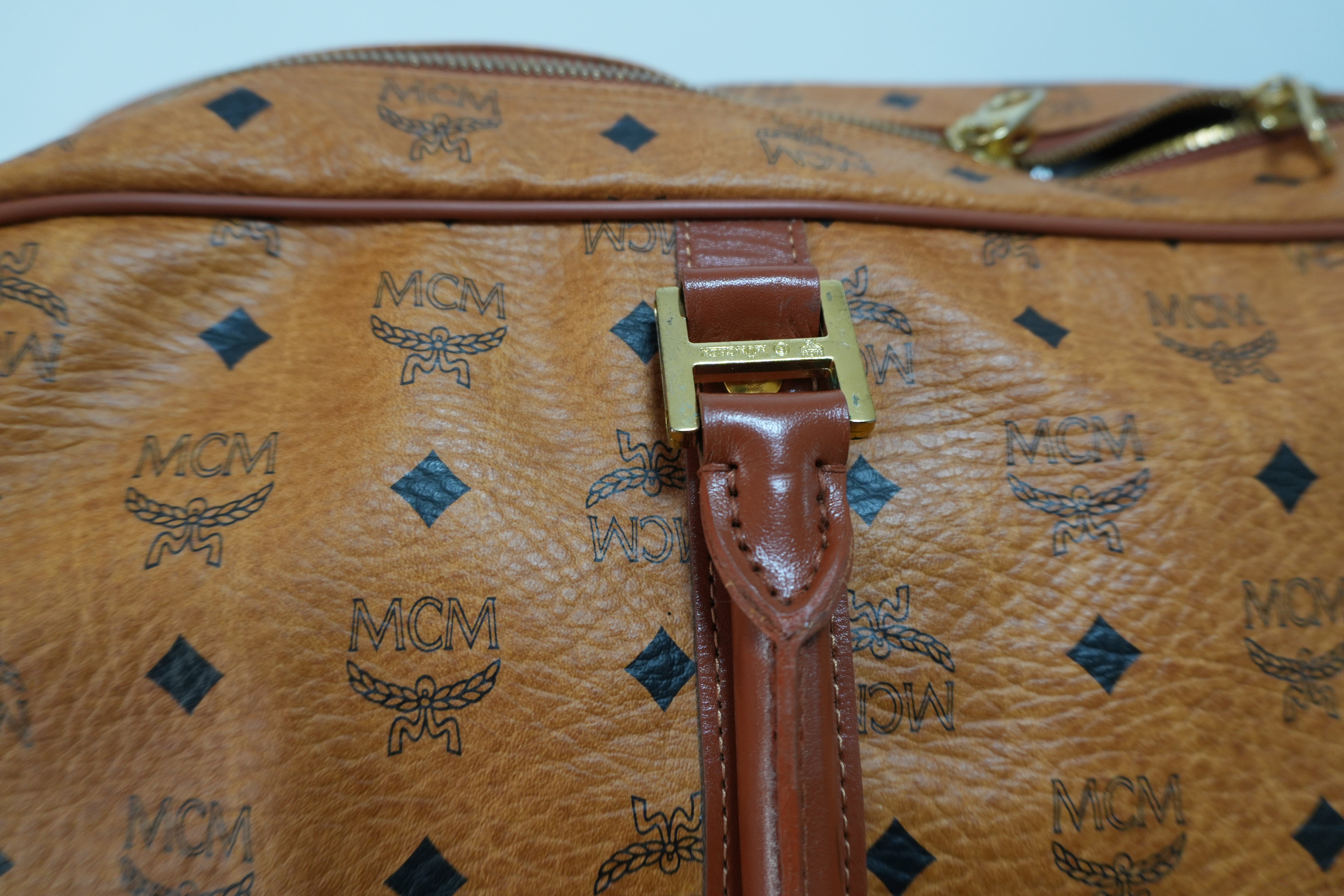 MCM Duffle Bag Camel Used