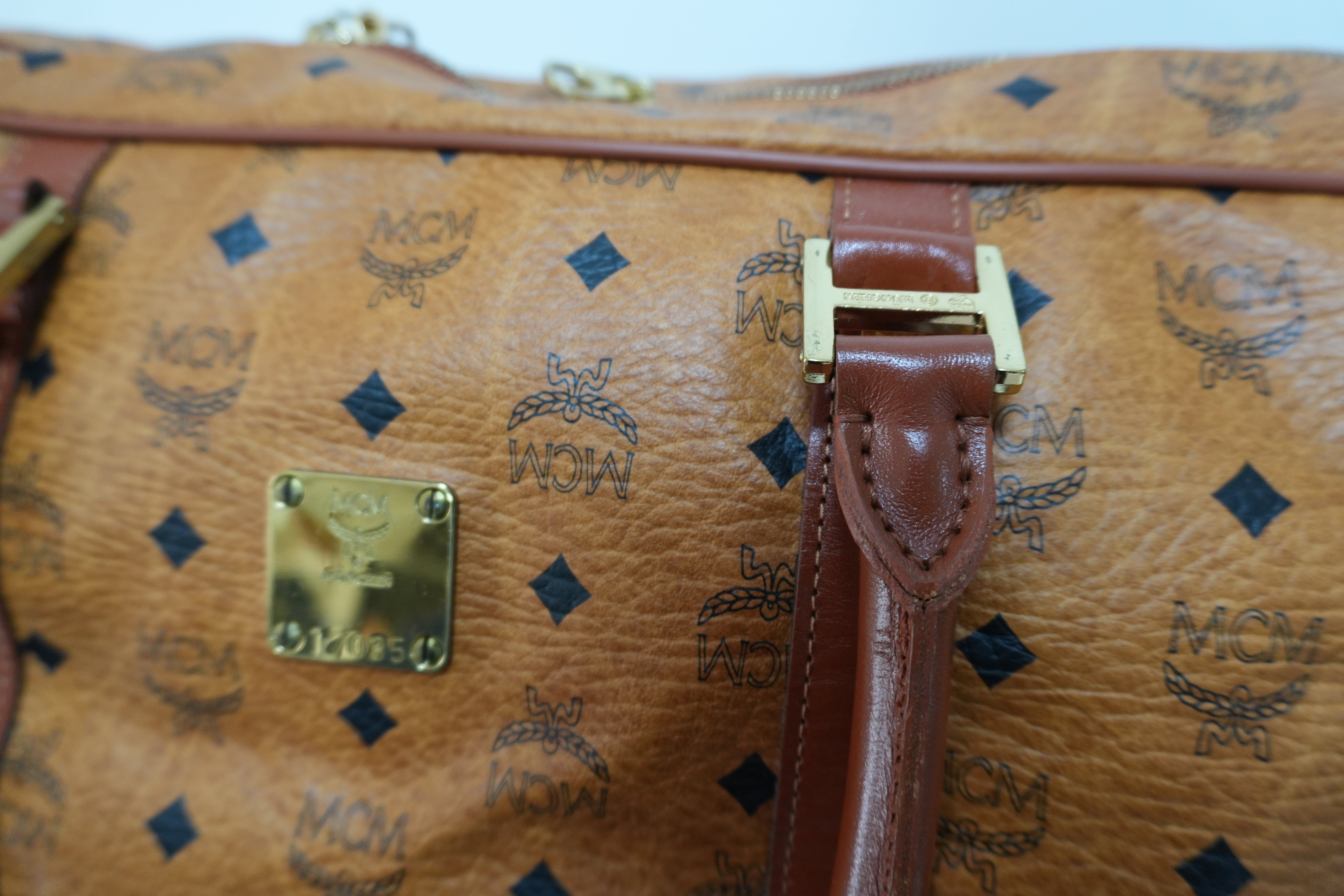 MCM Duffle Bag Camel Used