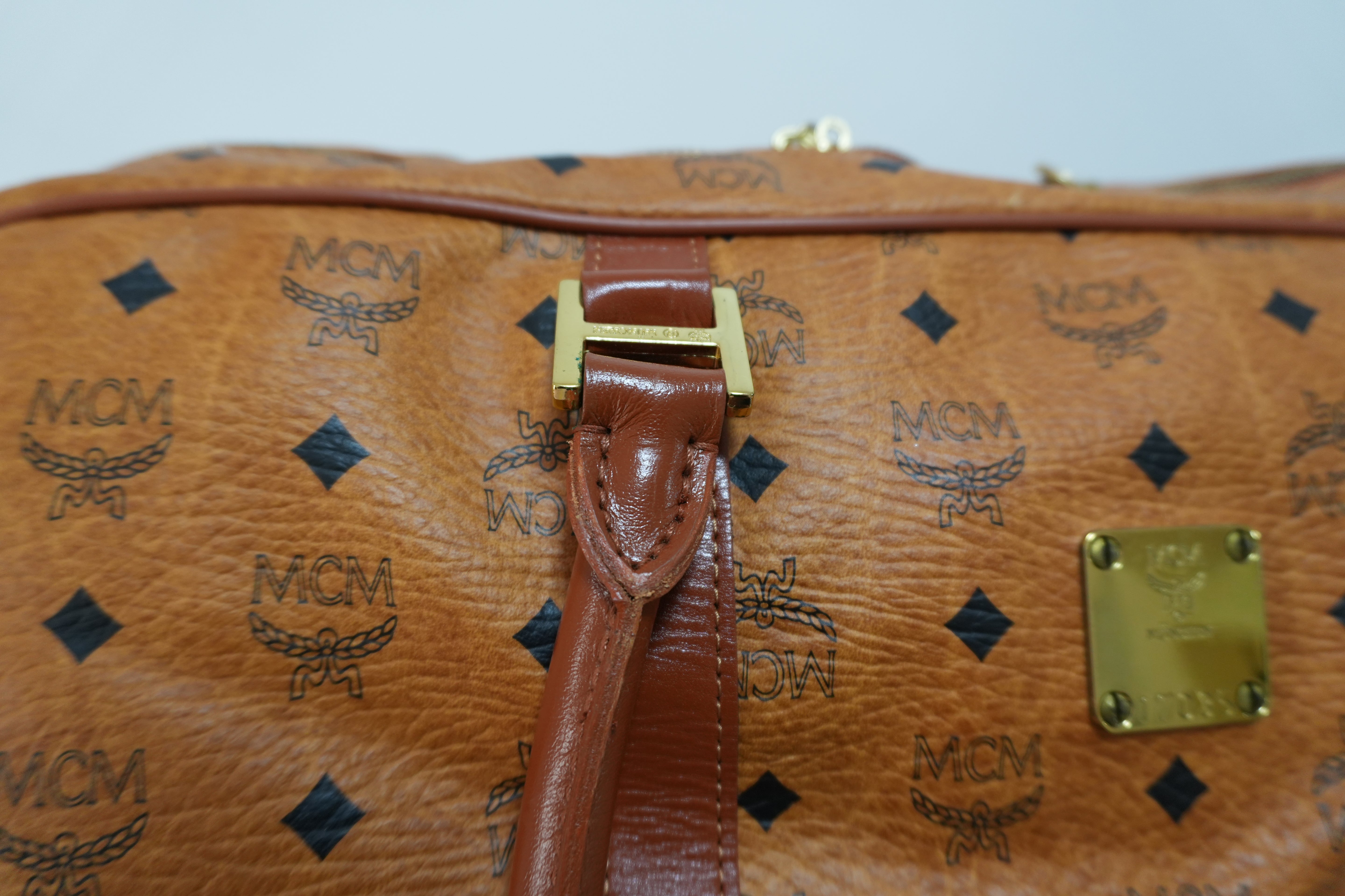 MCM Duffle Bag Camel Used