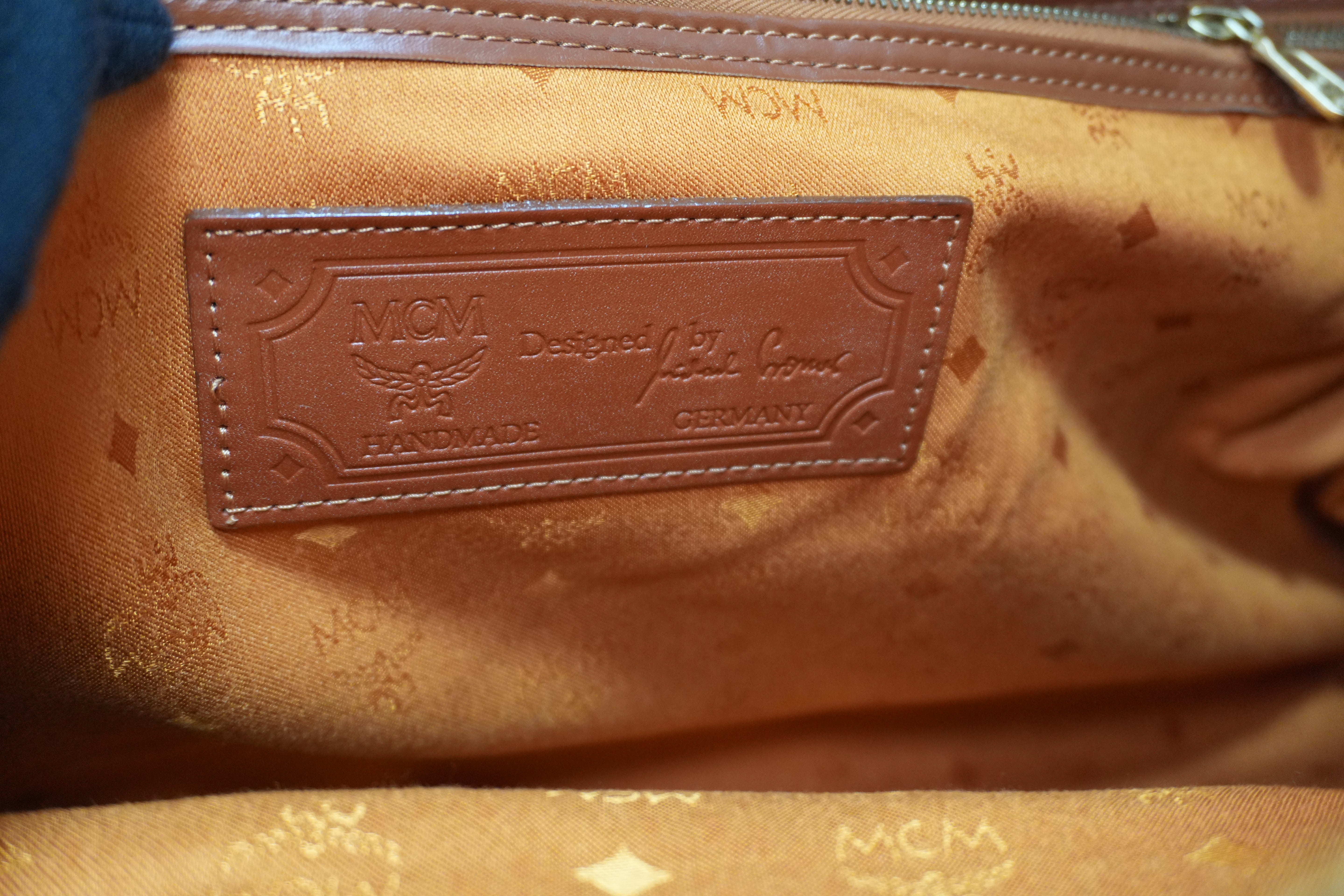 MCM Duffle Bag Camel Used