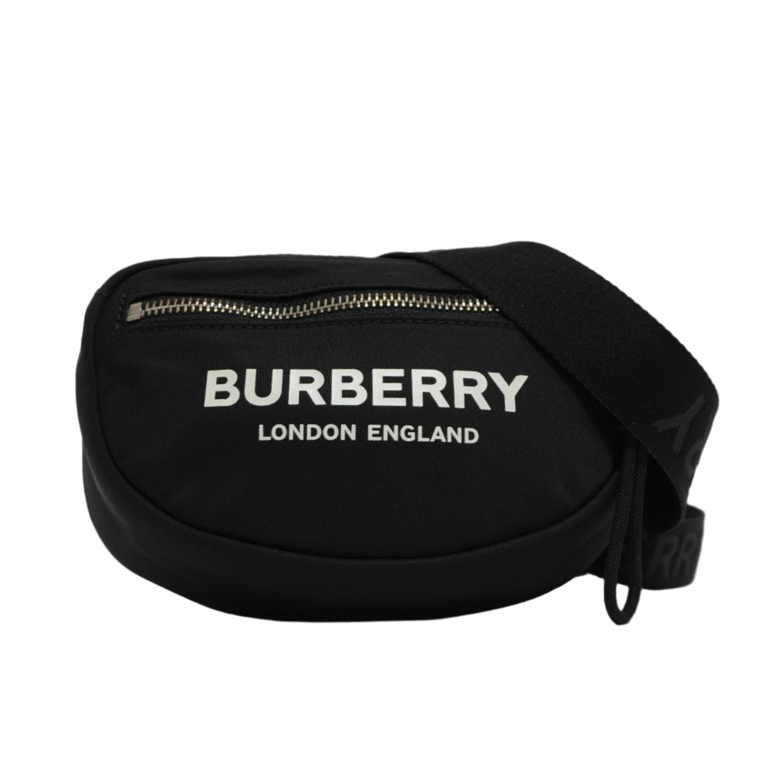 Burberry Nylon Waist Bag Black Used