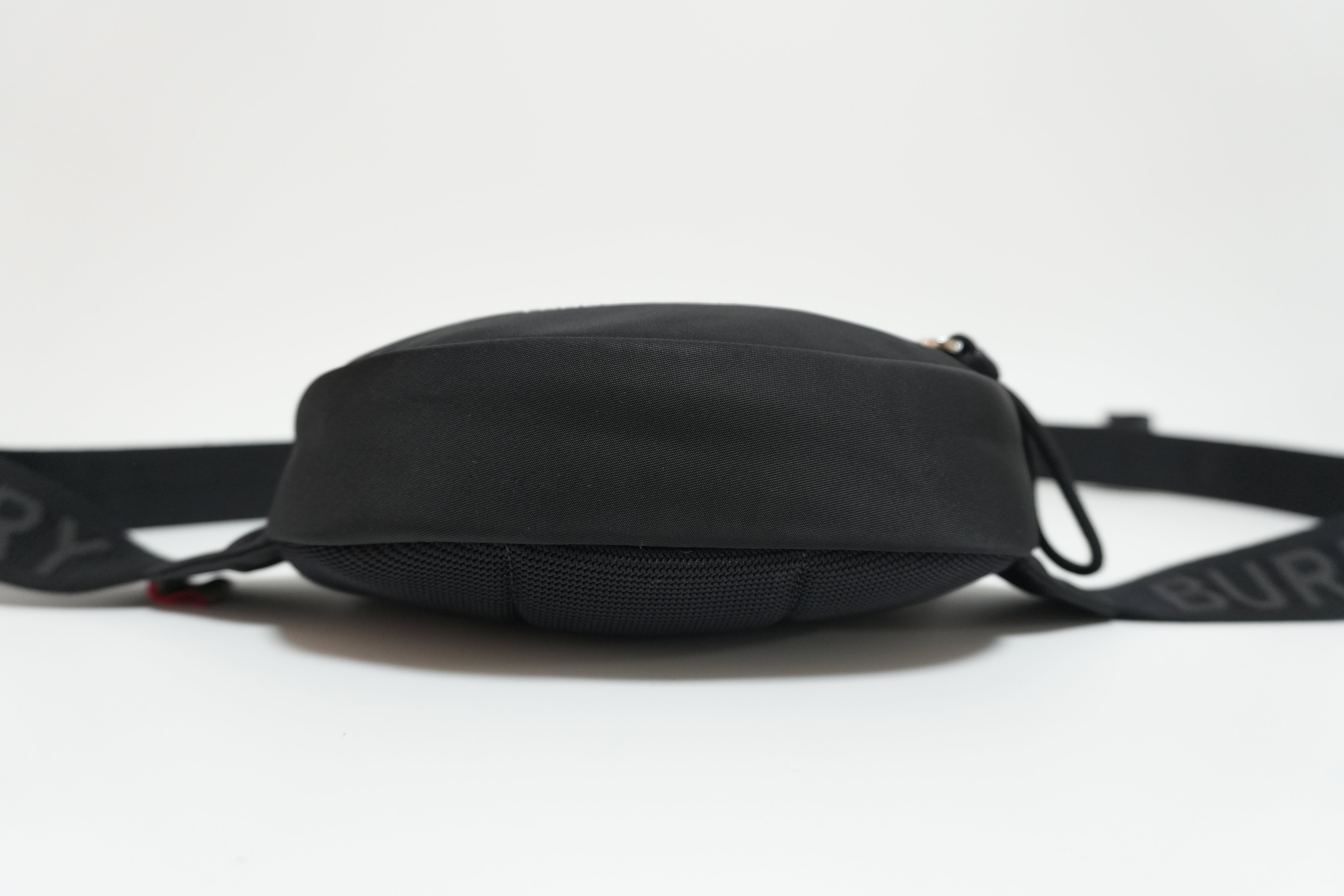 Burberry Nylon Waist Bag Black Used