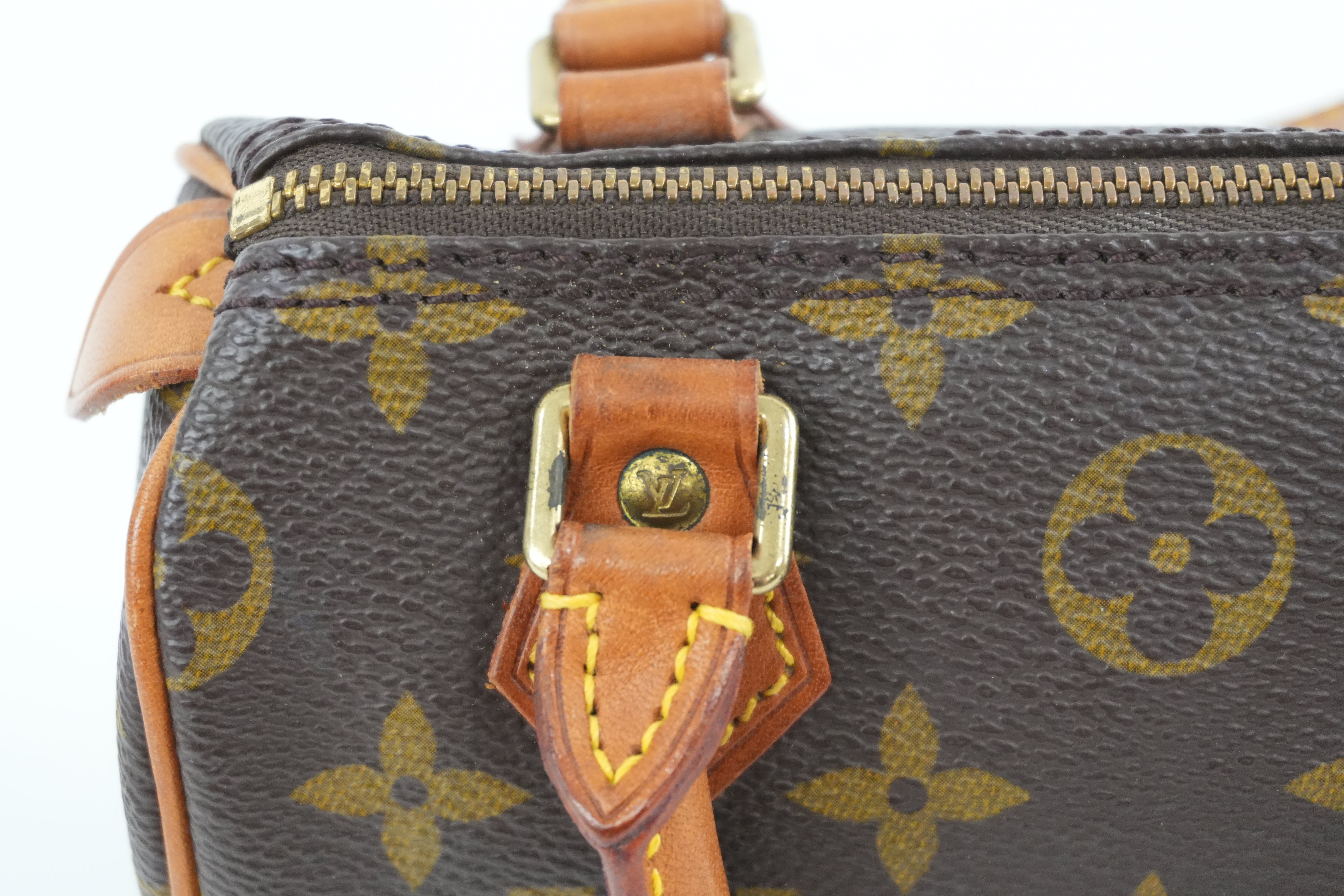 Louis Vuitton Monogram Mini Speedy Handbag Used