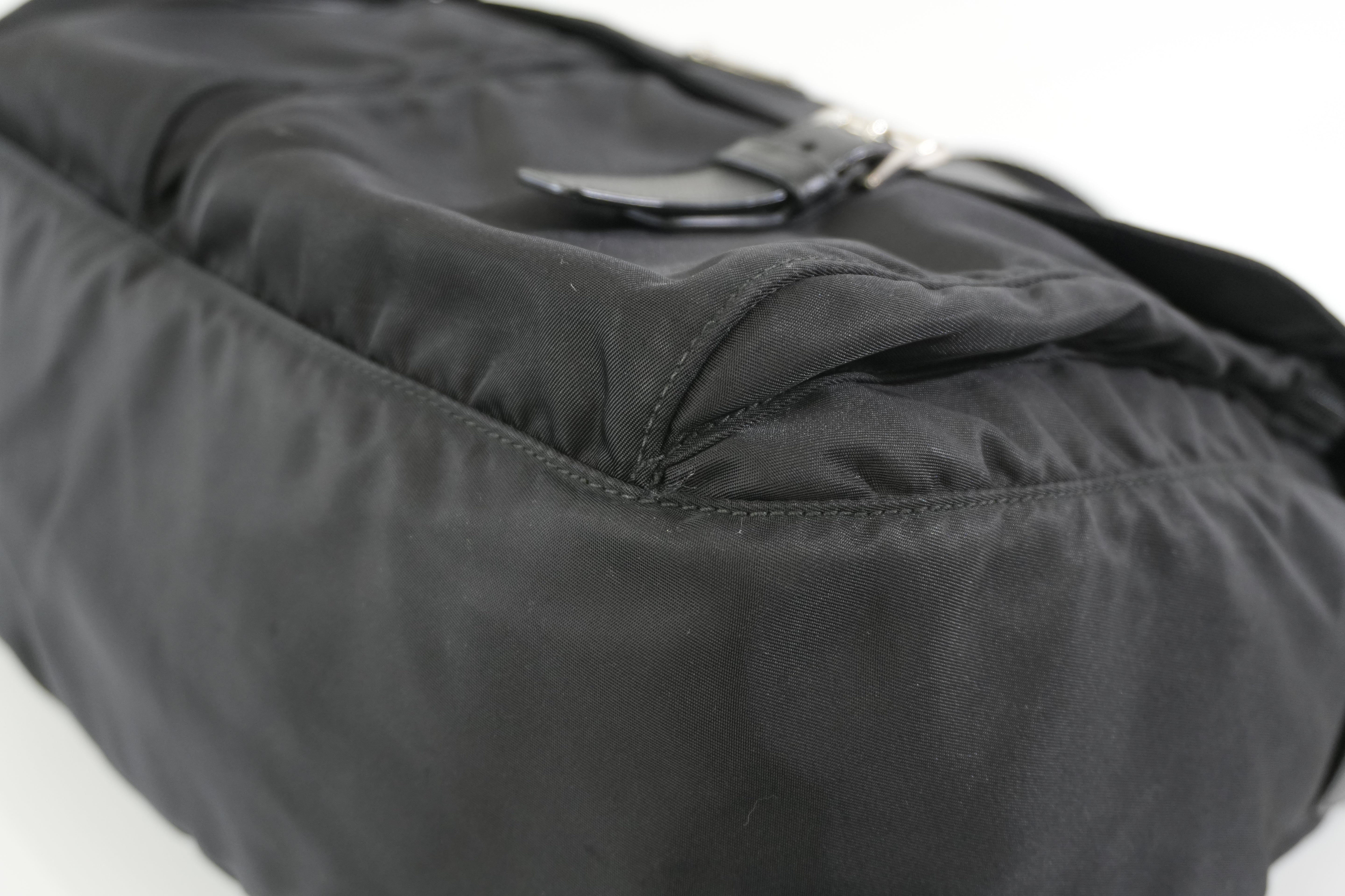 Pre-owned Prada Nylon Crossbody Bag Black