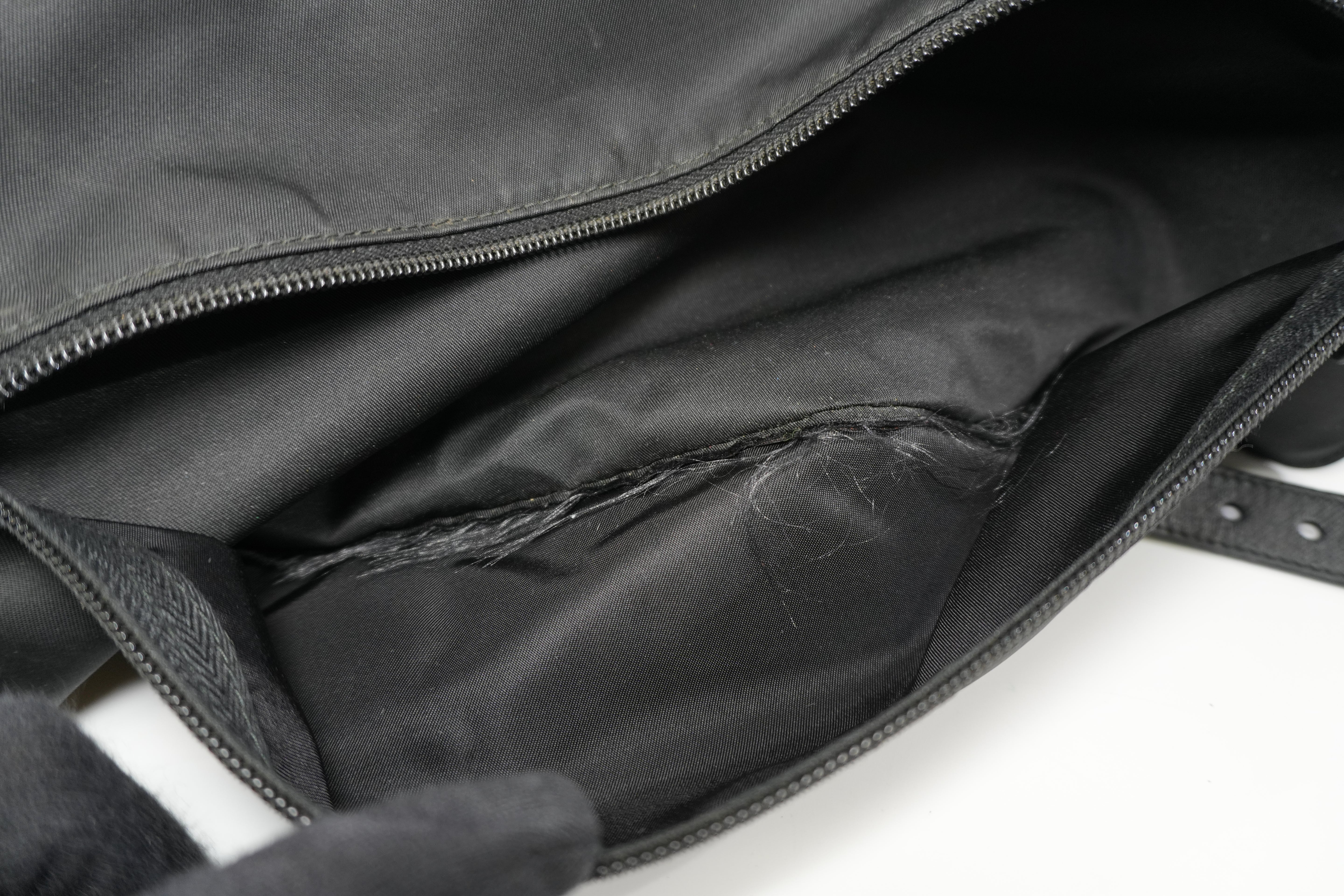 Pre-owned Prada Nylon Crossbody Bag Black