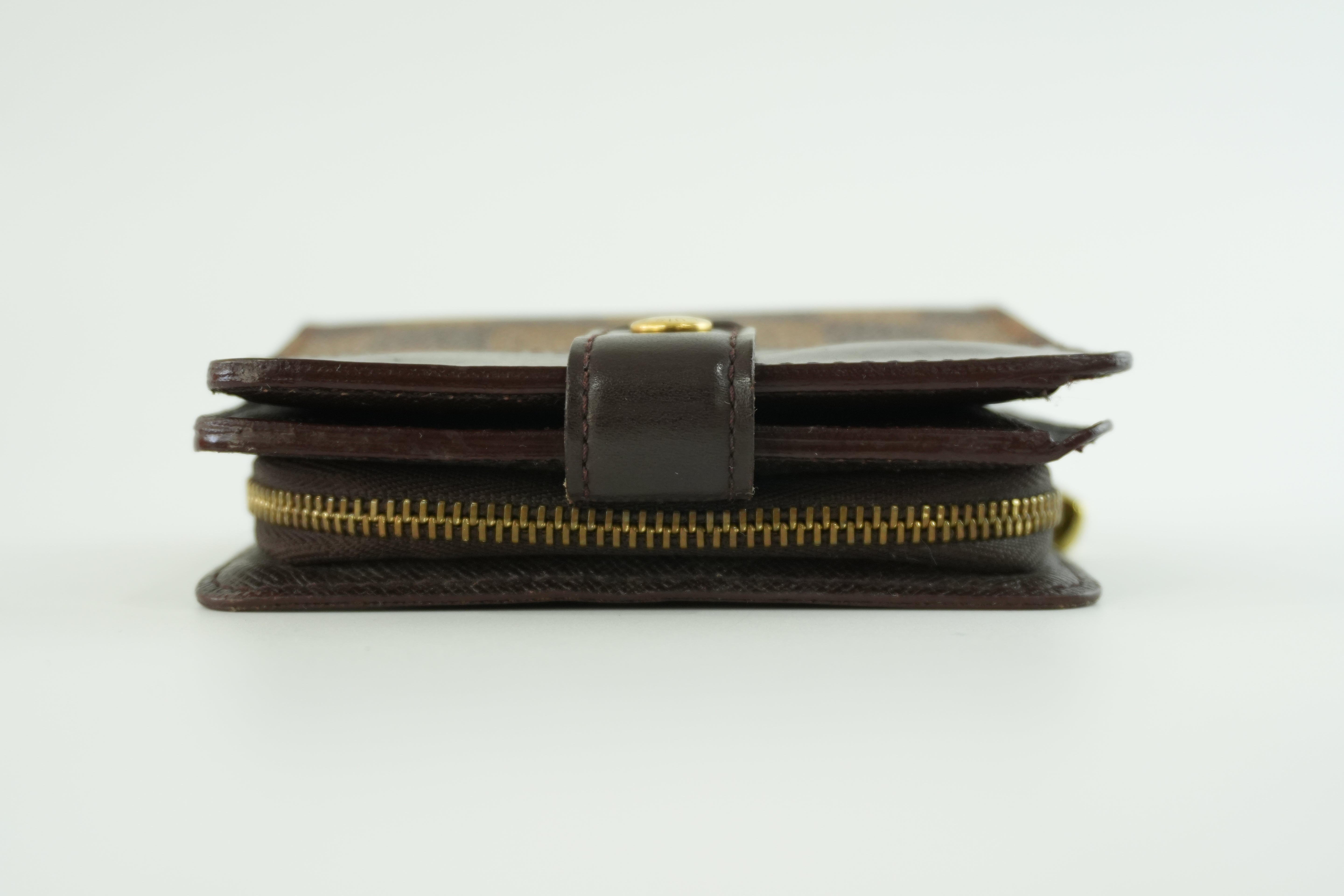 Louis Vuitton Damier Ebene Compact Wallet Used