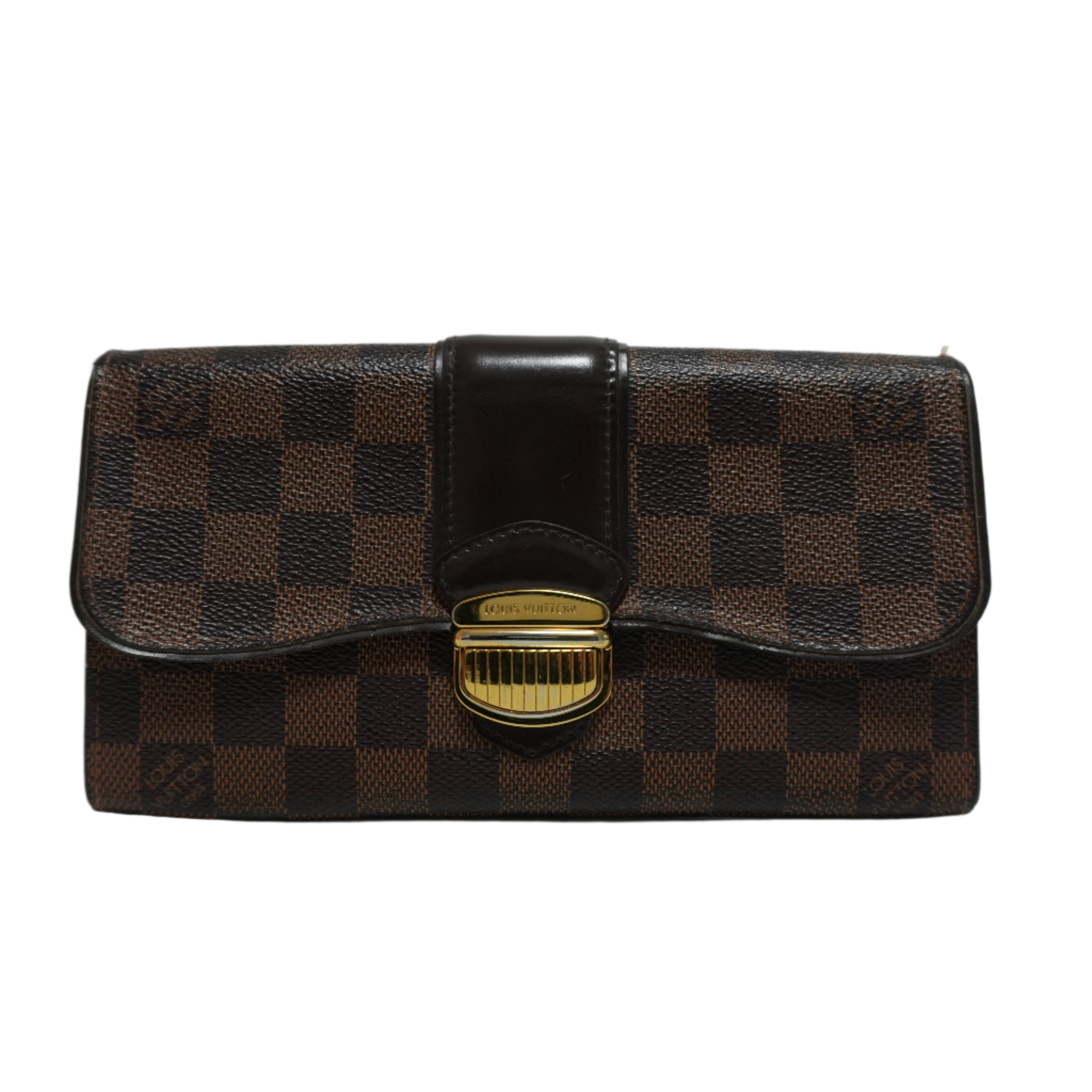 Louis Vuitton Damier Ebene Portefeuille Sistine Wallet Used