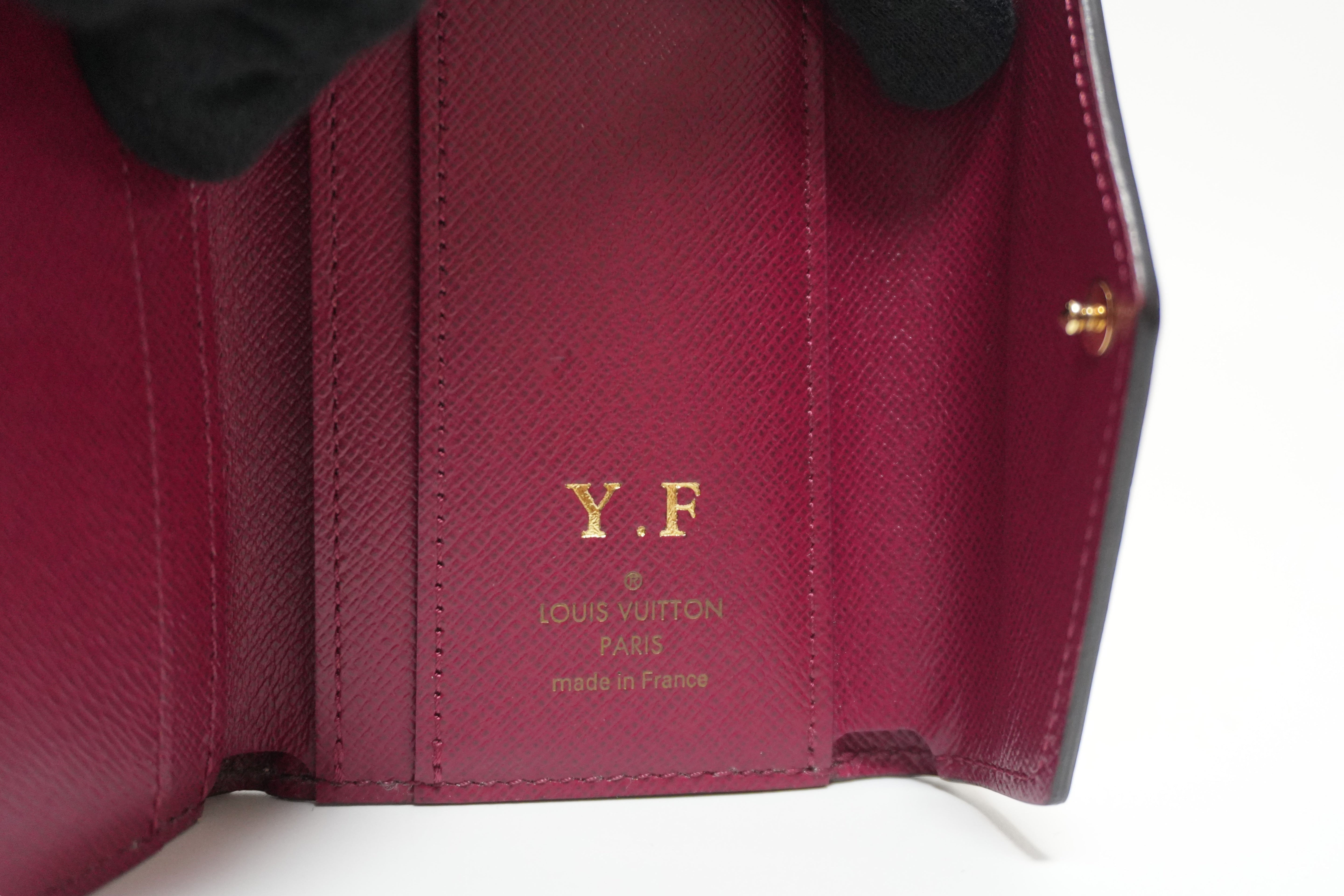 Louis Vuitton Monogram Zoe Wallet Fushia Used