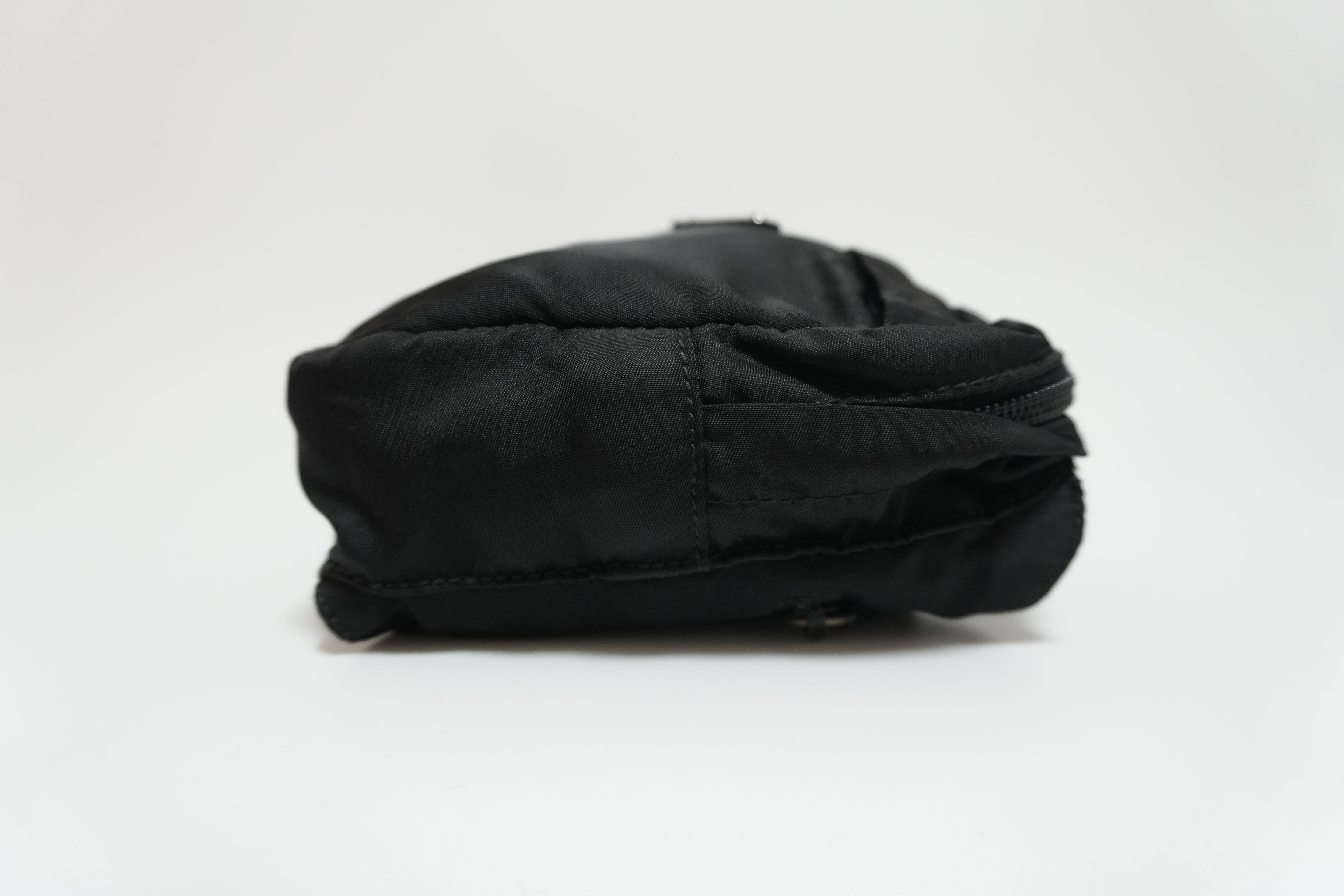 Prada Nylon Waist Bag Black Used