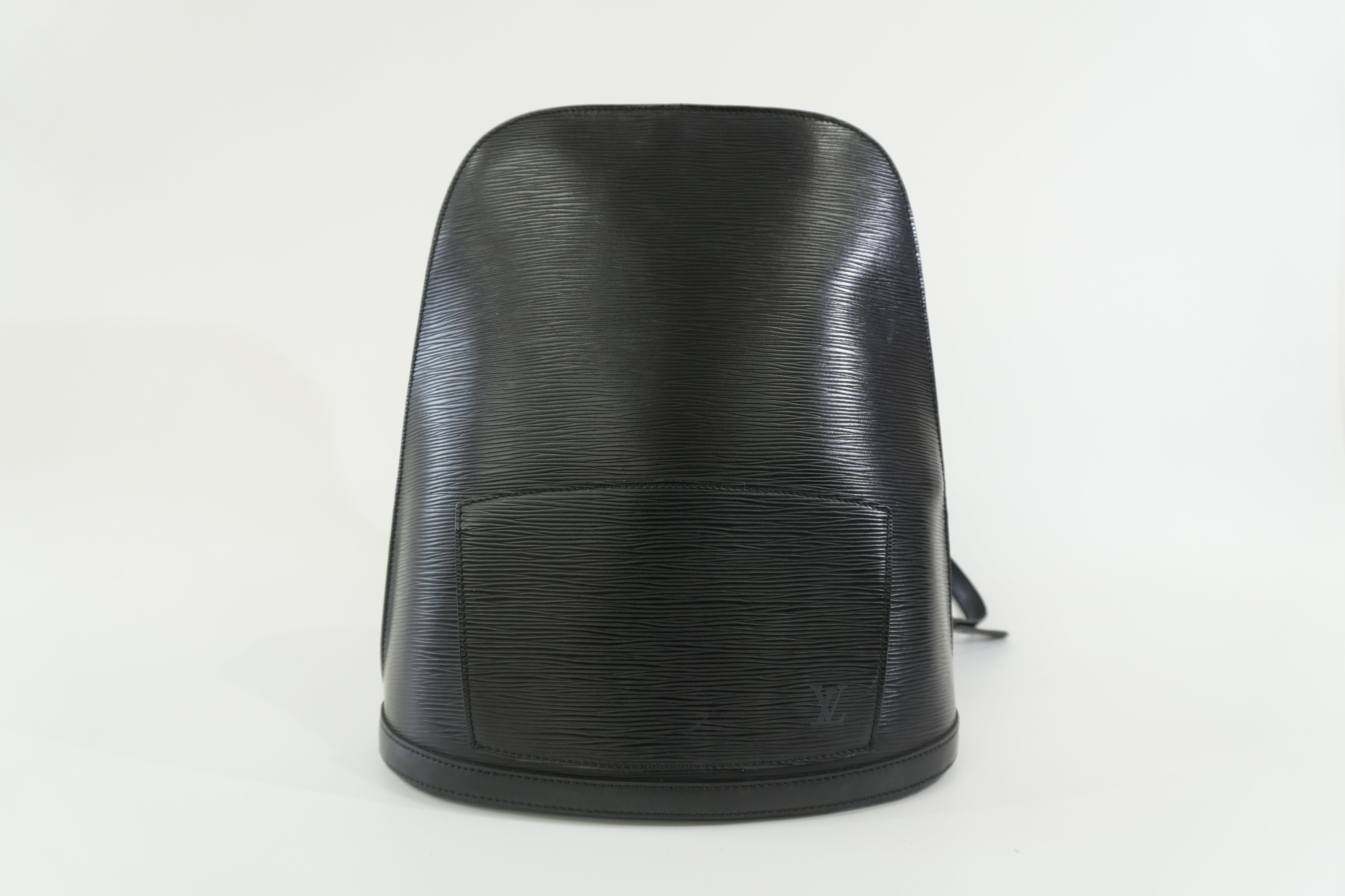 Pre-owned Louis Vuitton Epi Gobelins Backpack Black