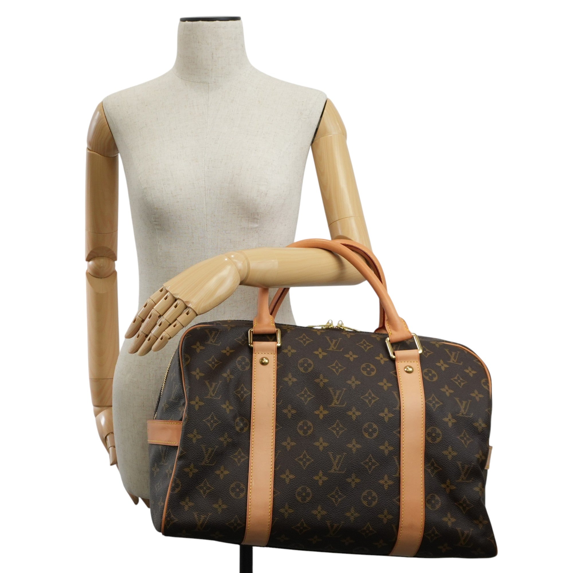 Louis Vuitton Monogram Carry All Travel Bag Used